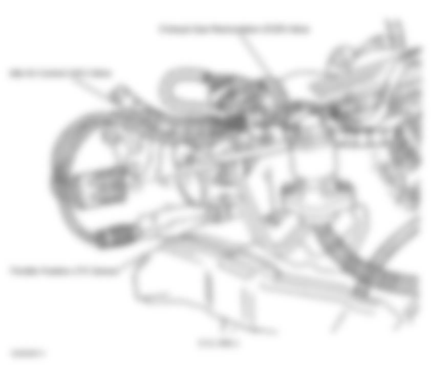 Buick Century Limited 2003 - Component Locations -  Rear Of Engine (3.1L VIN J)