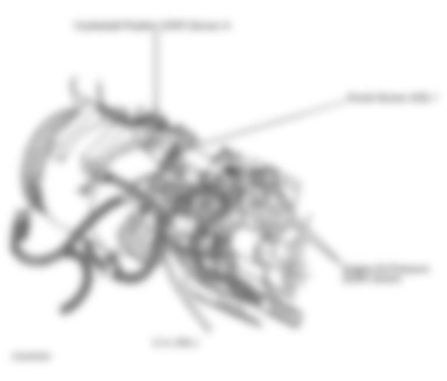 Buick Century Limited 2003 - Component Locations -  Left Side Of Engine (3.1L VIN J)