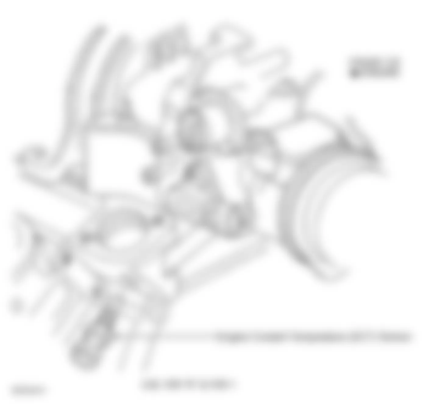 Buick Century Limited 2003 - Component Locations -  Rear Of Engine (3.8L VIN K & 3.8L VIN 1)