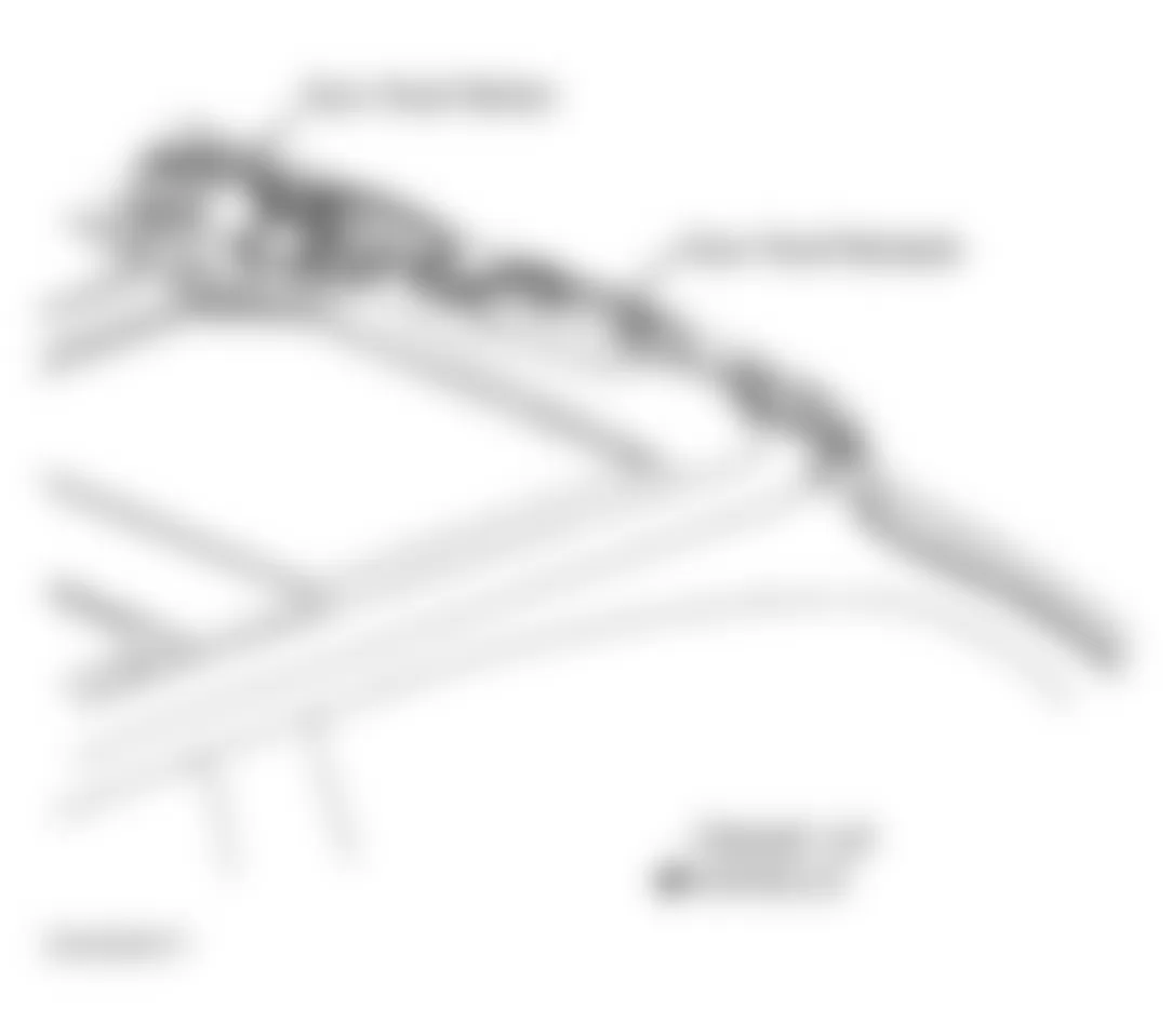 Buick LeSabre Limited 2003 - Component Locations -  Roof