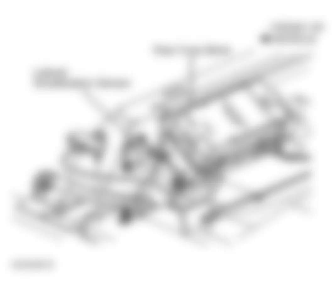 Buick LeSabre Limited 2003 - Component Locations -  Under Left Rear Seat