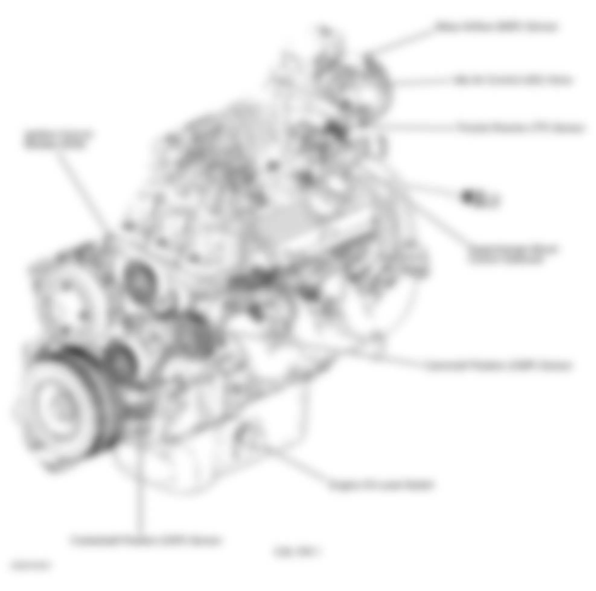 Buick Park Avenue Ultra 2003 - Component Locations -  Left Front Of Engine (3.8L VIN 1)