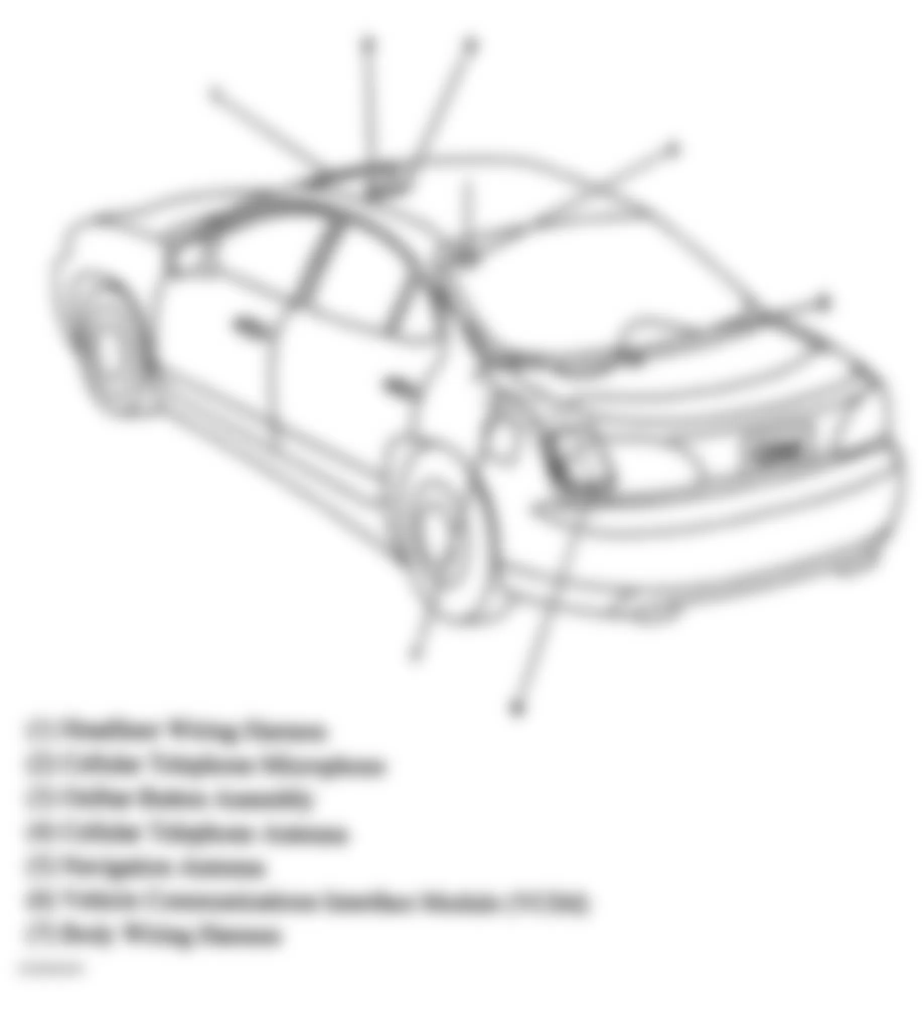 Buick Century Custom 2004 - Component Locations -  Vehicle Overview