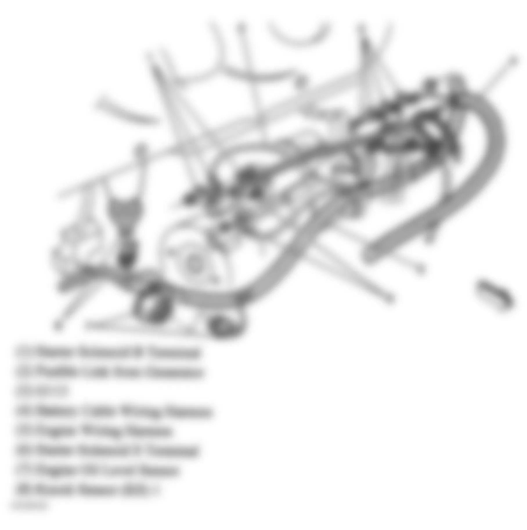 Buick Century Limited 2004 - Component Locations -  Lower Front Of Engine Compartment