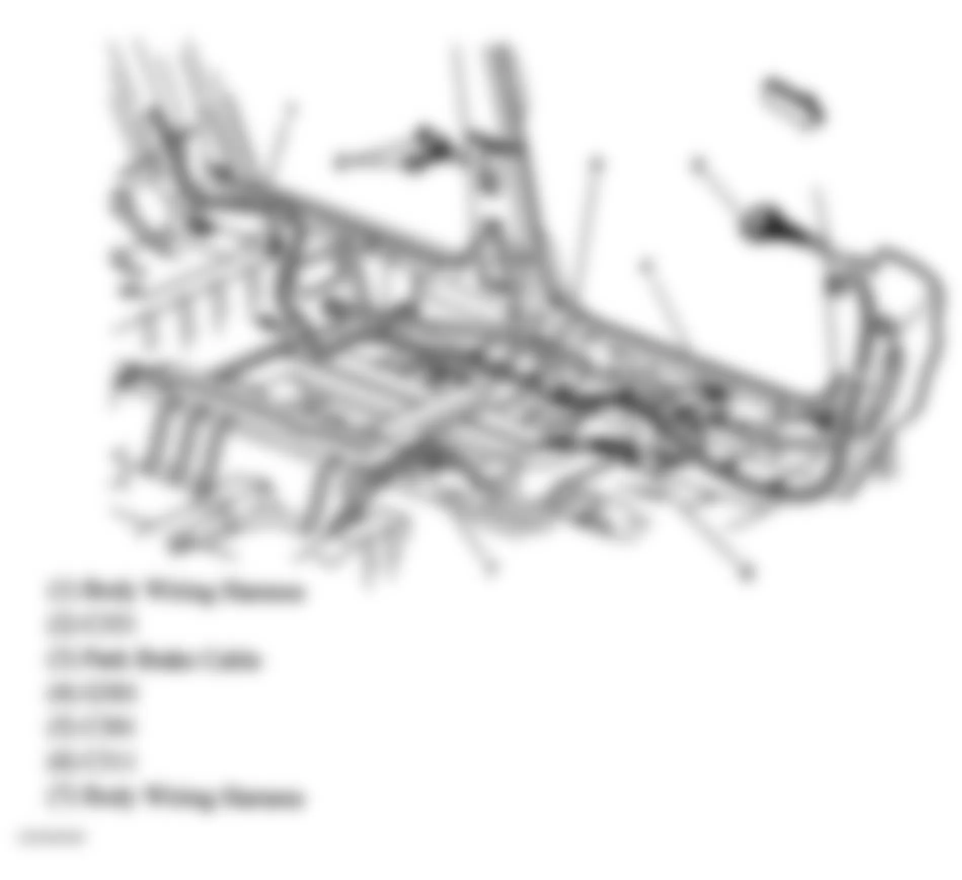 Buick Century Limited 2004 - Component Locations -  Left Side Of Passenger Compartment