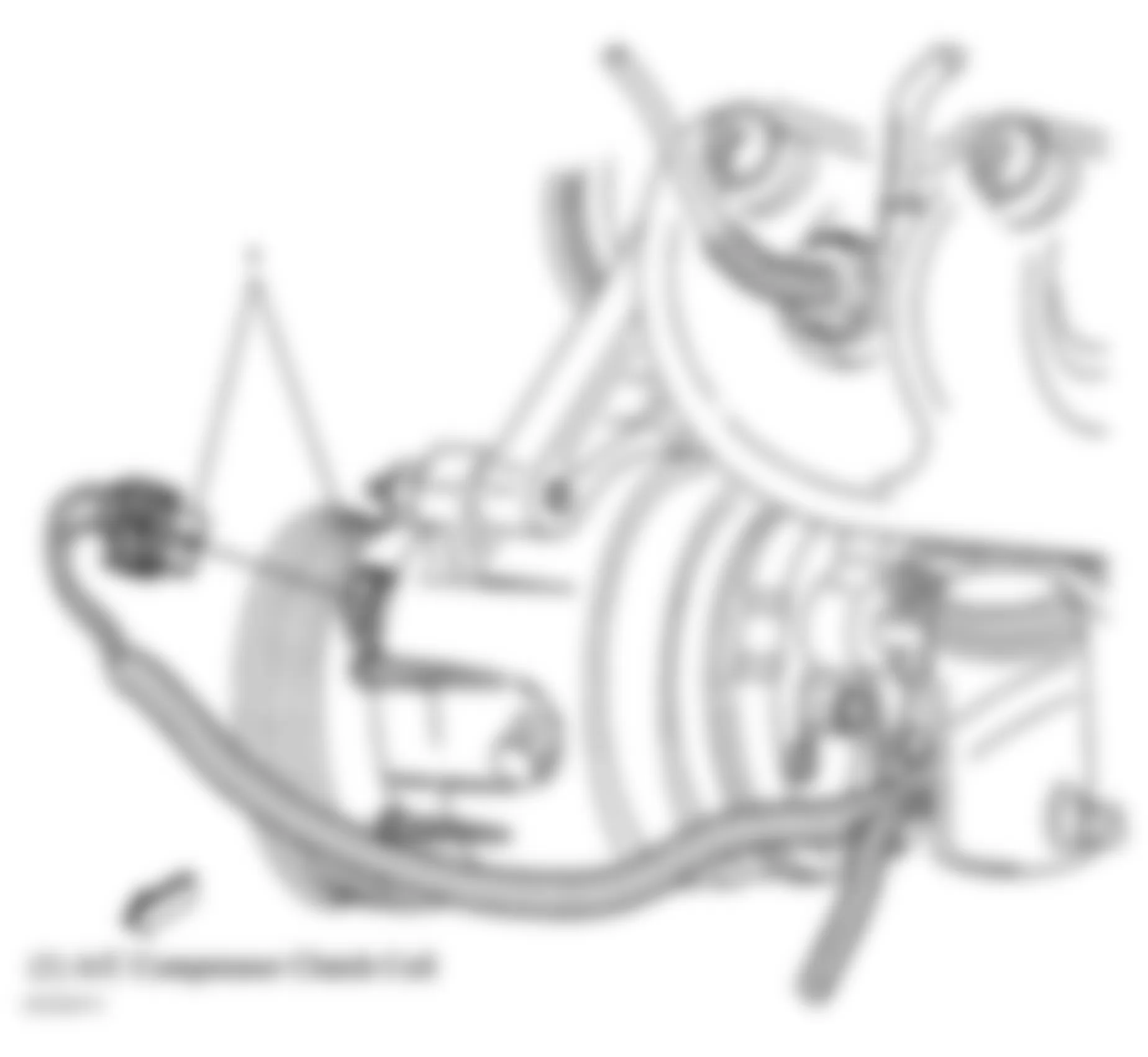 Buick Century Limited 2004 - Component Locations -  Lower Left Side Of Engine (3.8L VIN K & 3.8L VIN 1)