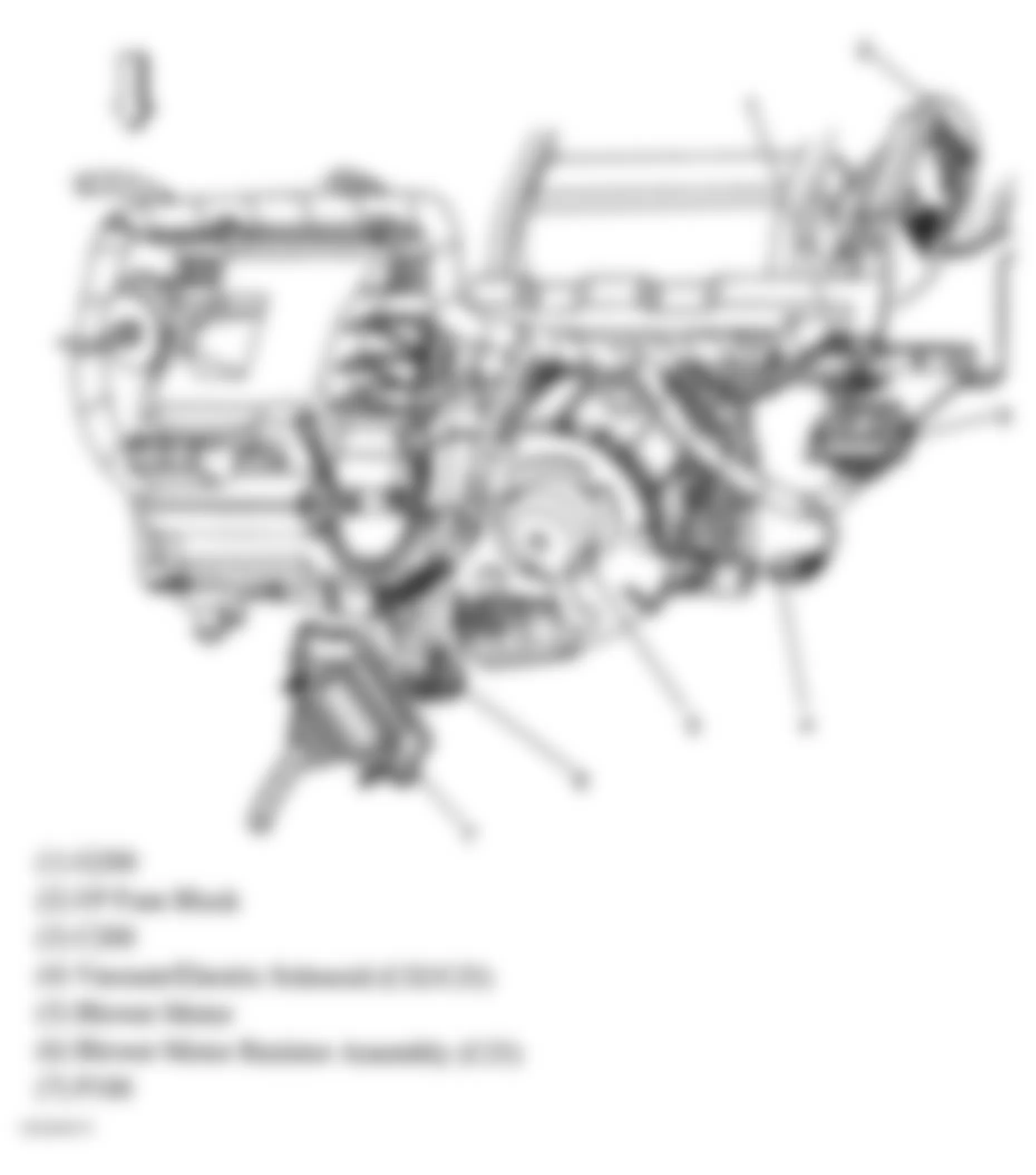 Buick Century Limited 2004 - Component Locations -  Right Side Of Dash