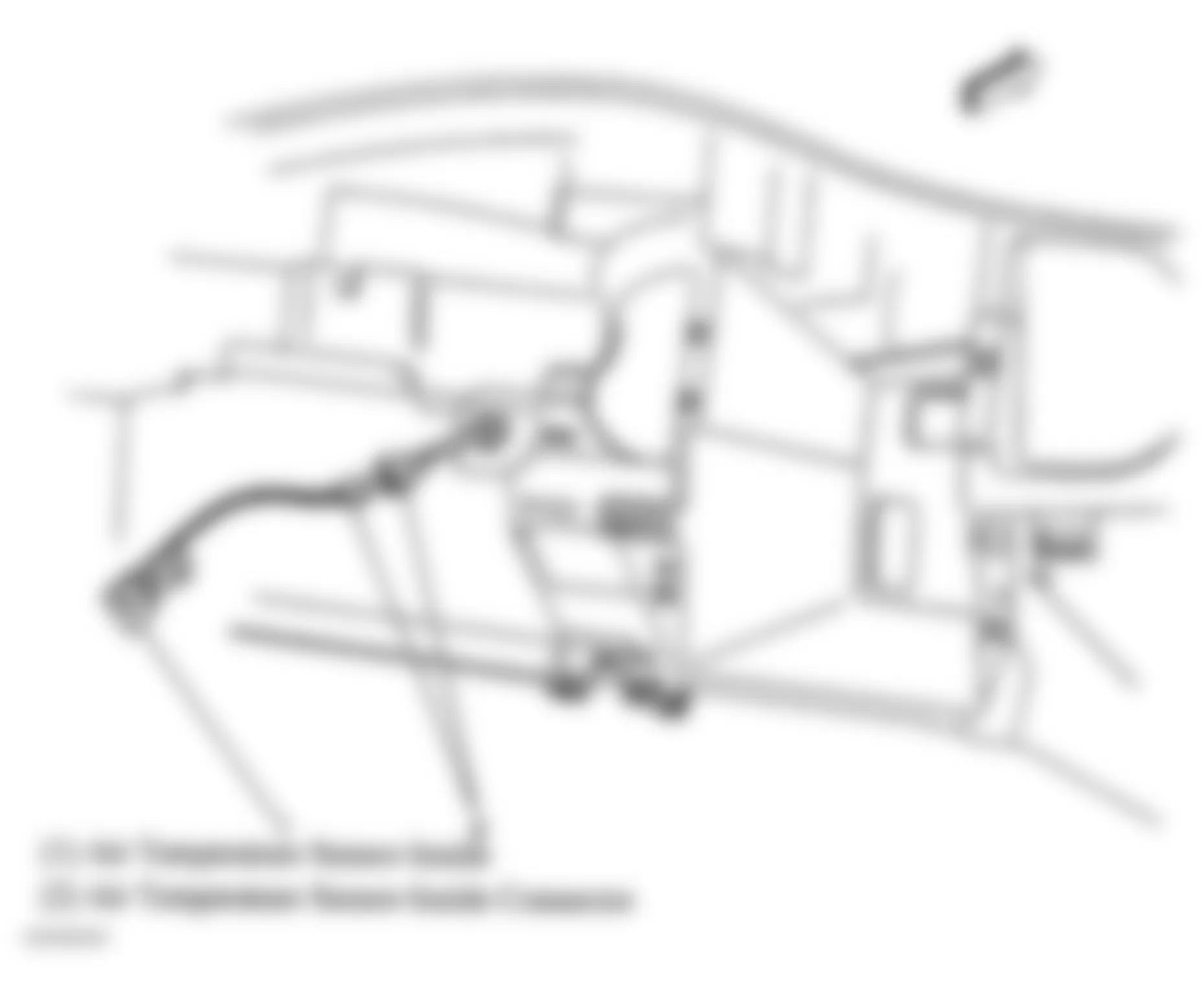 Buick Century Limited 2004 - Component Locations -  Behind Center Of Dash