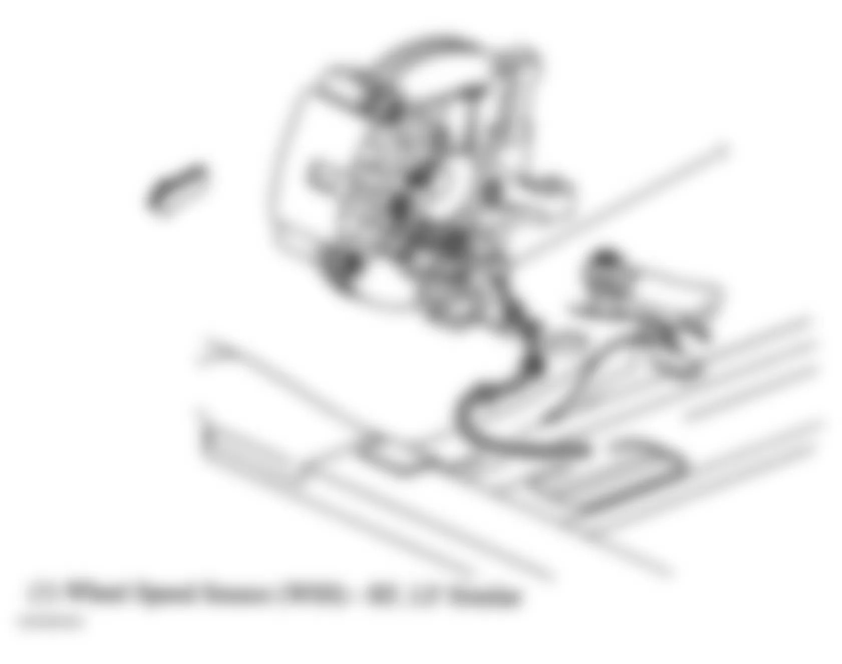 Buick Century Limited 2004 - Component Locations -  Right Front Knuckle/Spindle