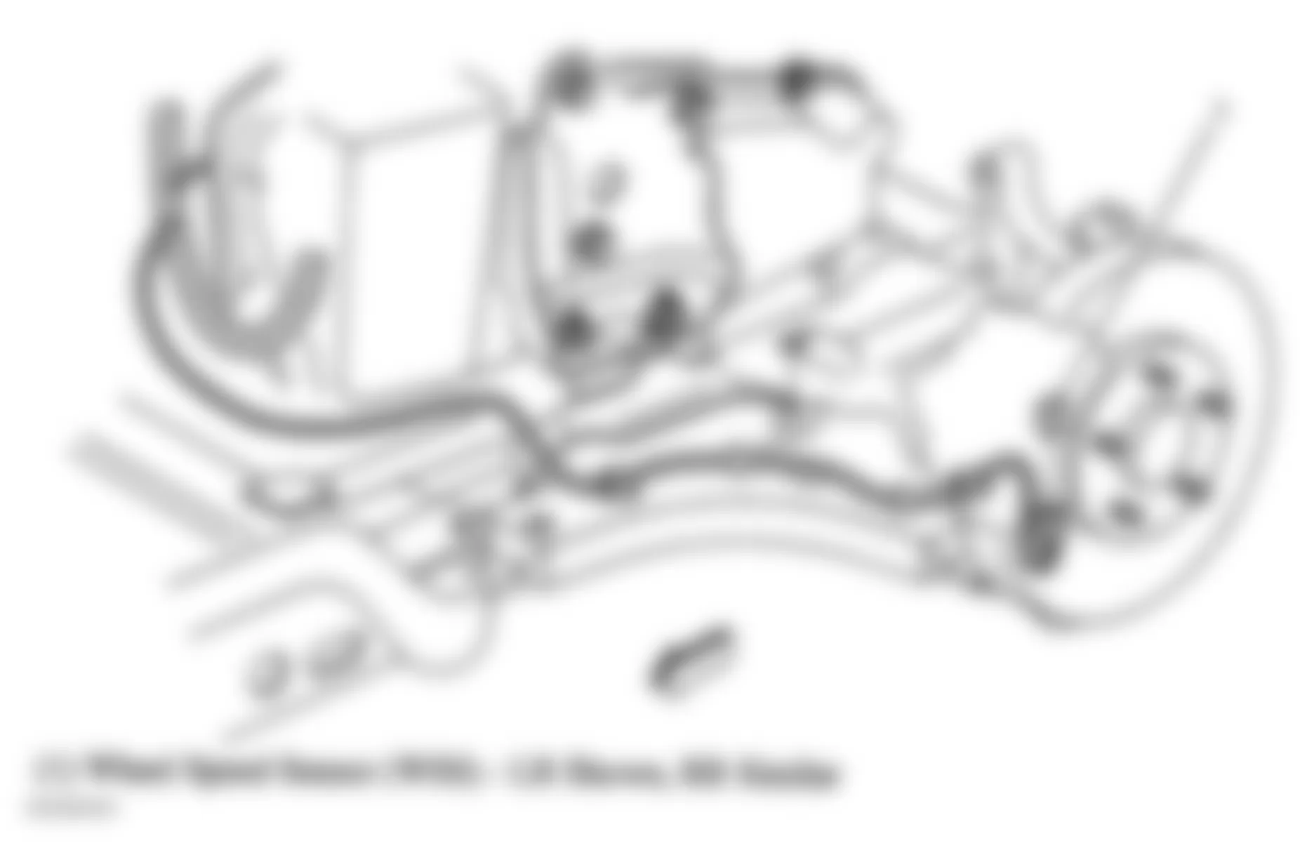 Buick Century Limited 2004 - Component Locations -  Left Rear Suspension