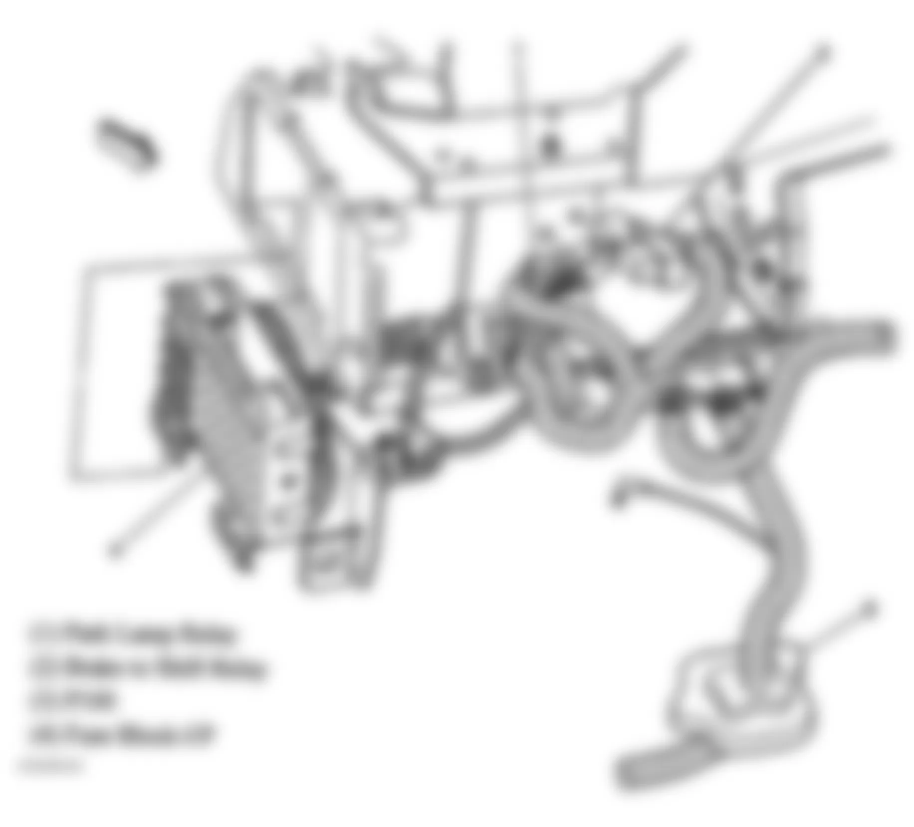 Buick Century Limited 2004 - Component Locations -  Right Side Of Dash