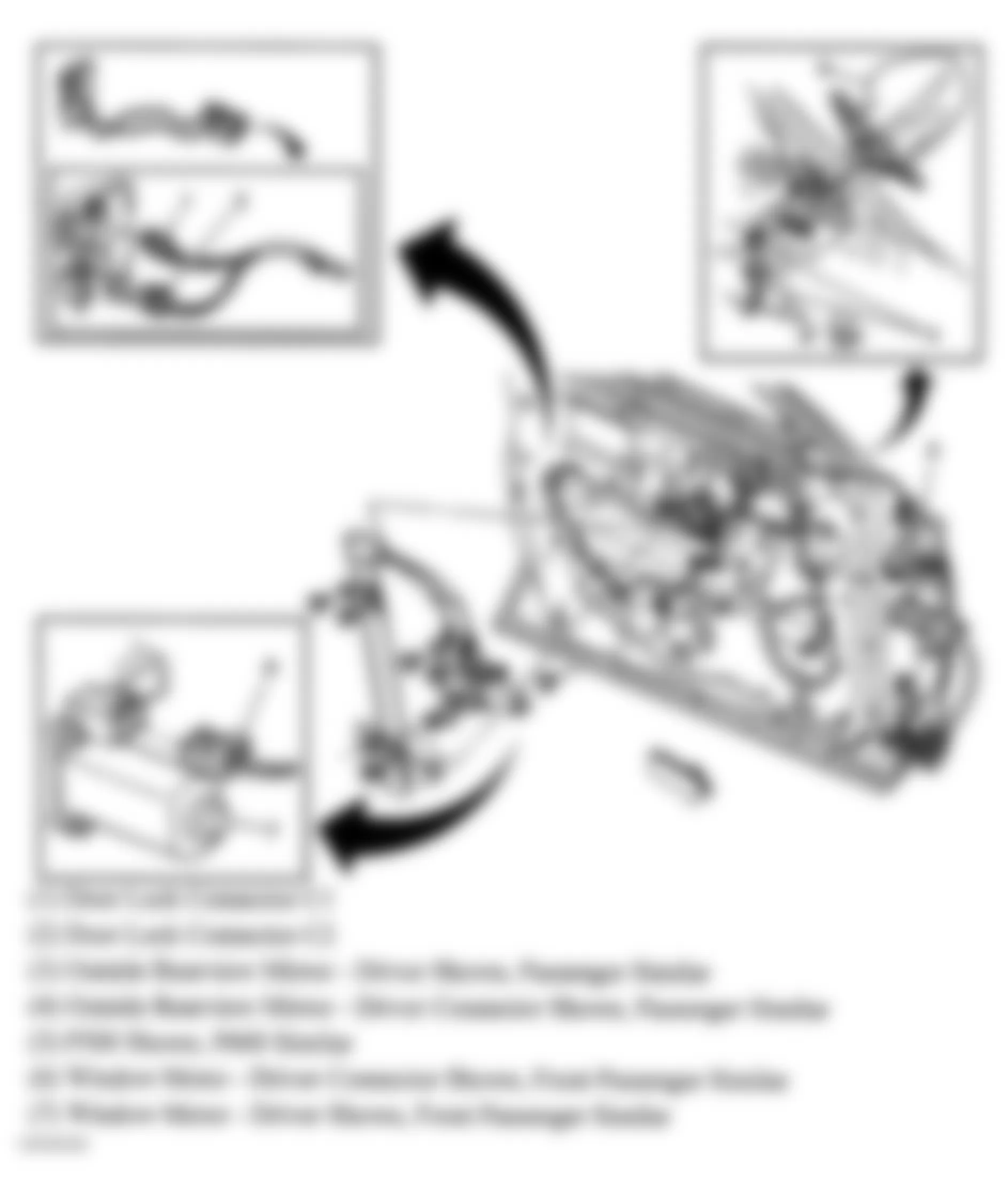 Buick Century Limited 2004 - Component Locations -  Left Front Door