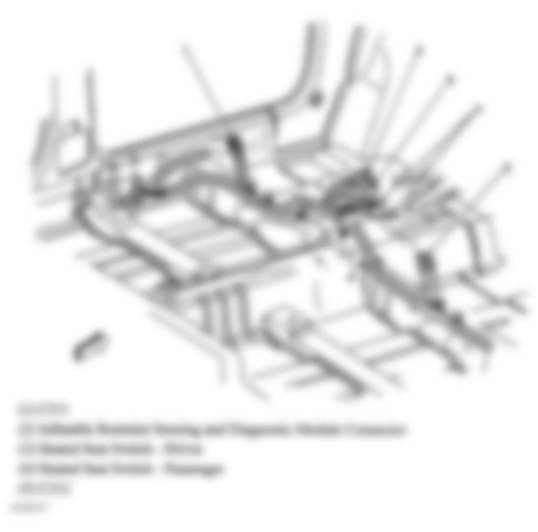 Buick Century Limited 2004 - Component Locations -  Floor Pan