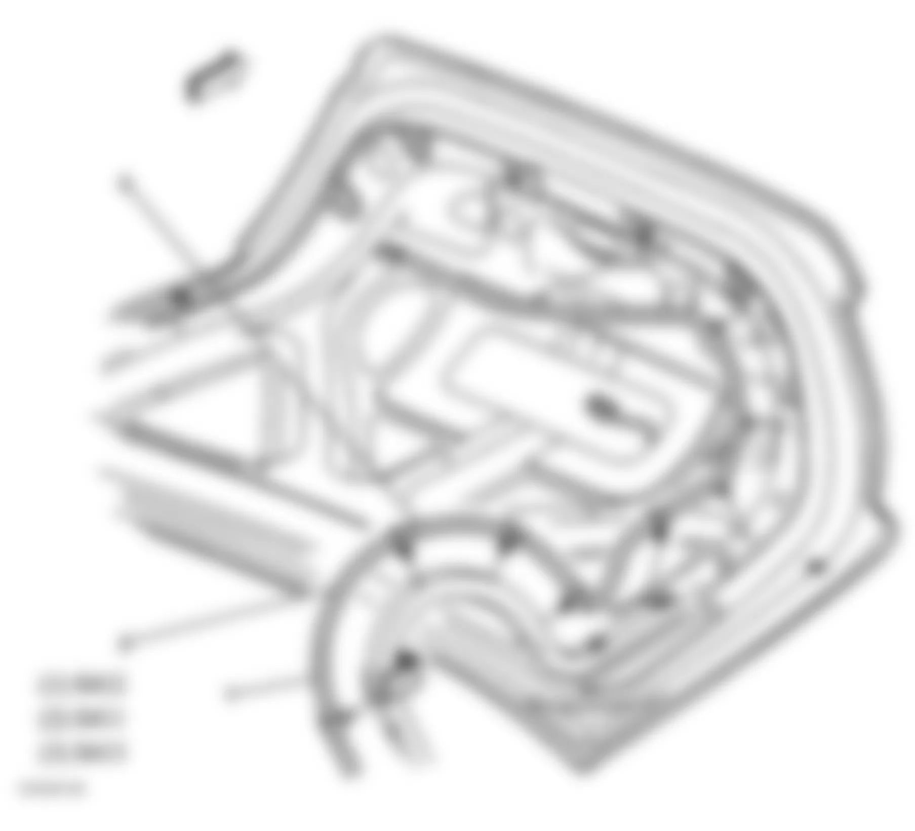Buick LeSabre Custom 2004 - Component Locations -  Rear Compartment Lid Wiring