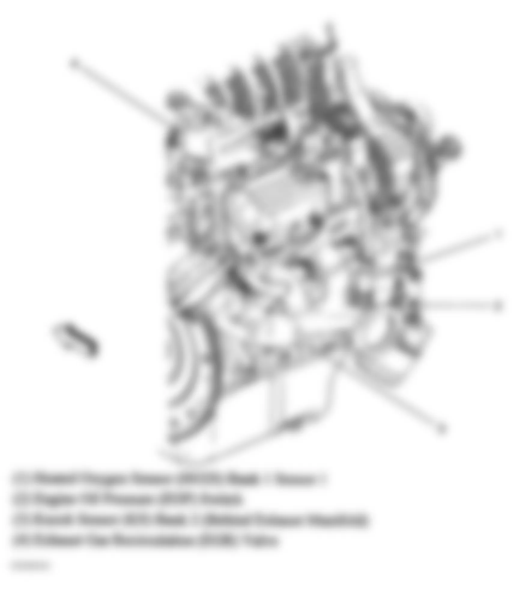 Buick Park Avenue 2004 - Component Locations -  Right Side Of Engine (3.8L VIN K)