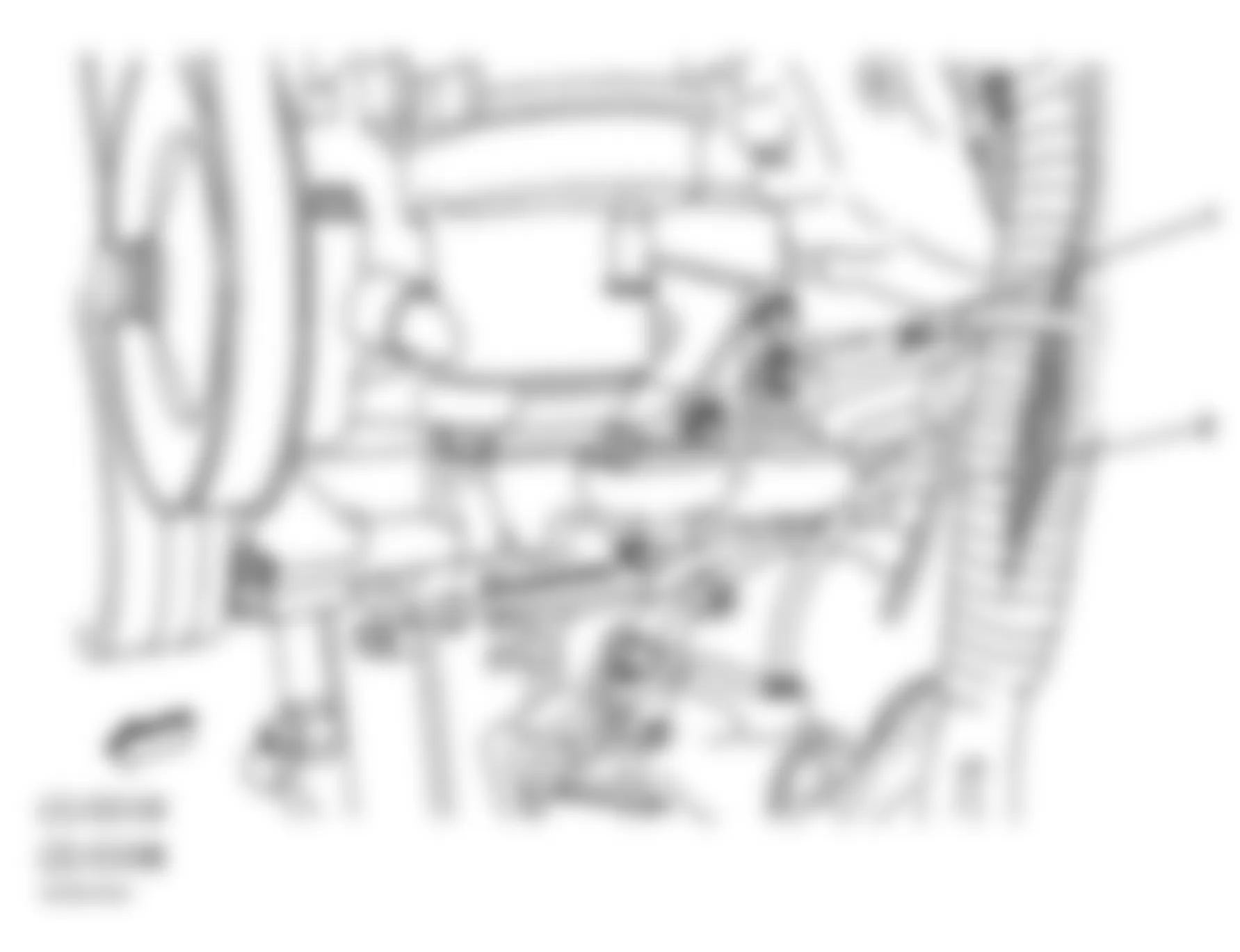 Buick Rainier 2004 - Component Locations -  Left Front Of Engine (5.3L)