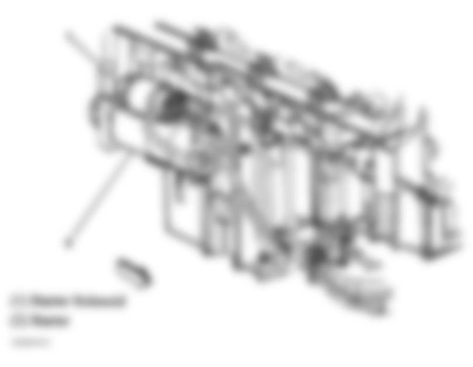 Buick Rainier 2004 - Component Locations -  Right Side Of Engine (5.3L)