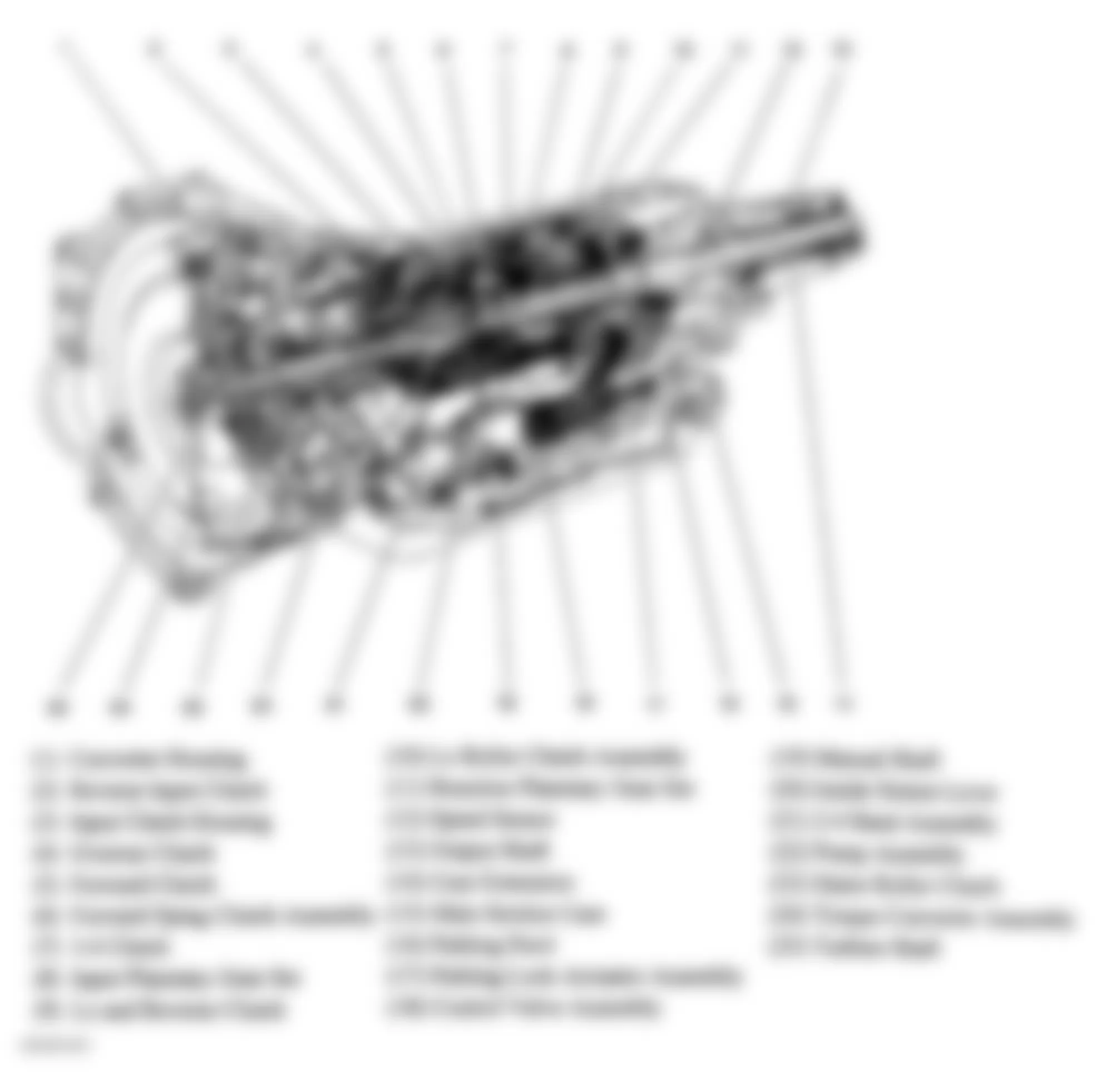 Buick Rainier 2004 - Component Locations -  Automatic Transmission