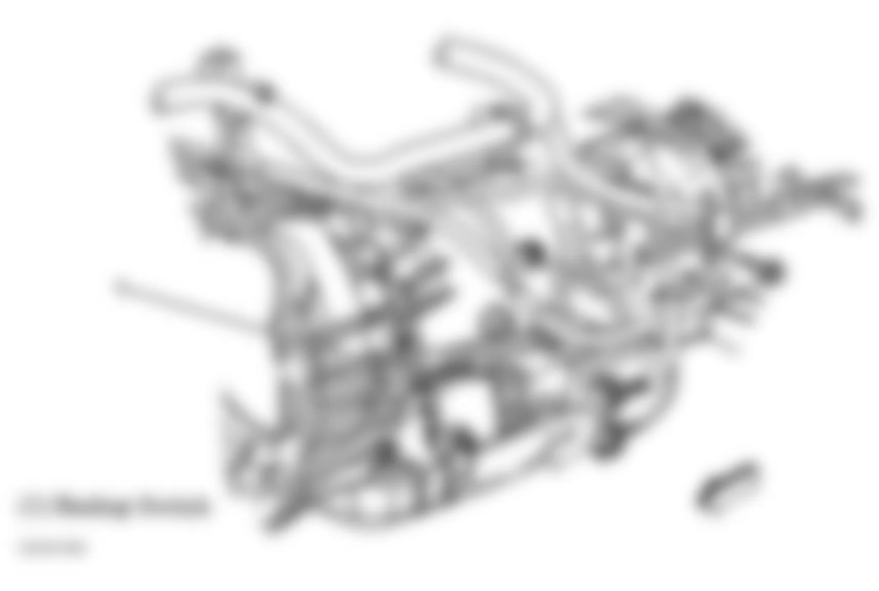 Buick Rainier 2004 - Component Locations -  Left Side Of Automatic Transmission