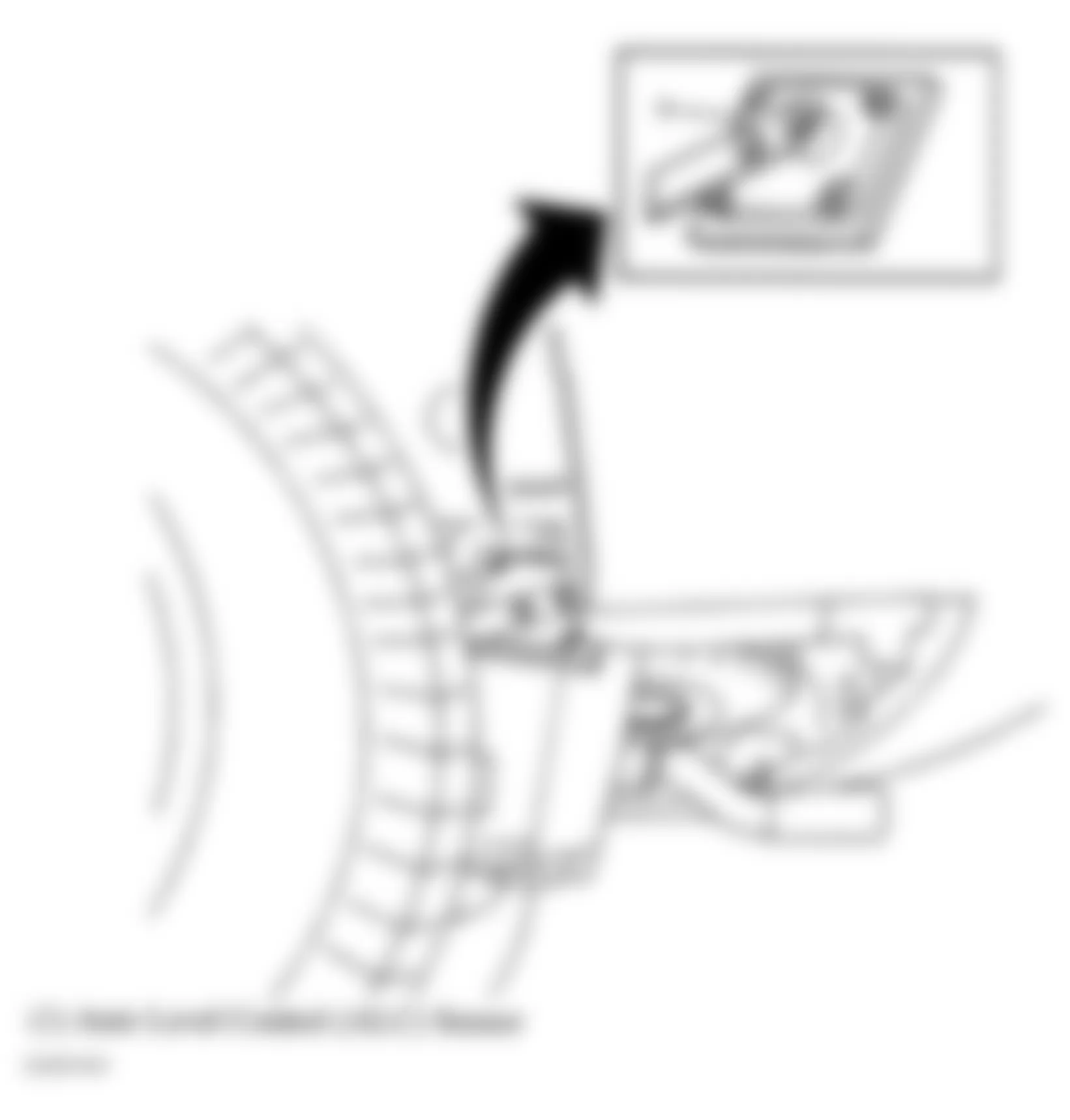 Buick Rendezvous CX 2004 - Component Locations -  Lower Left Rear Of Vehicle (AWD)