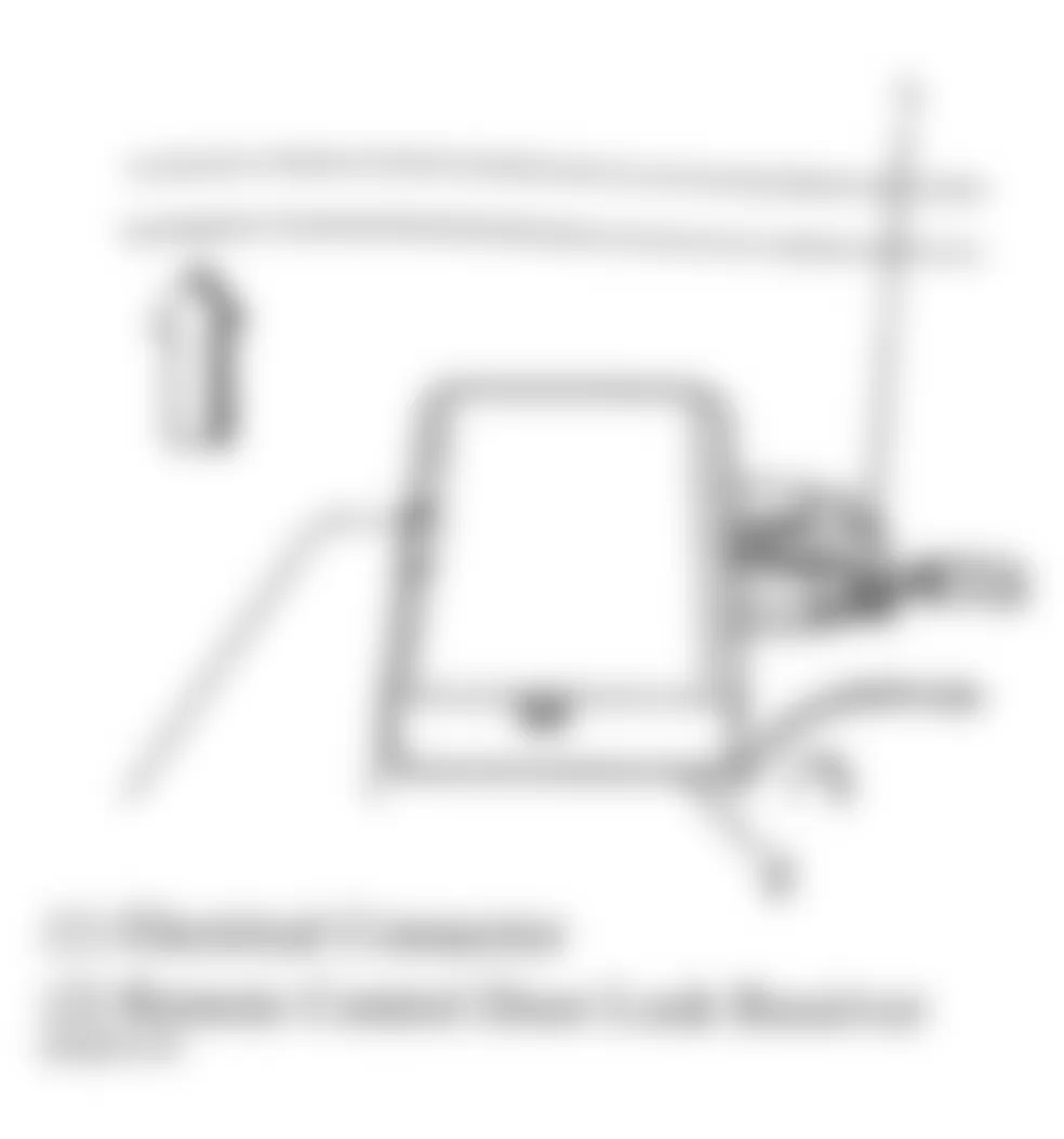 Buick Rendezvous CX 2004 - Component Locations -  Upper Dash Trim Panel
