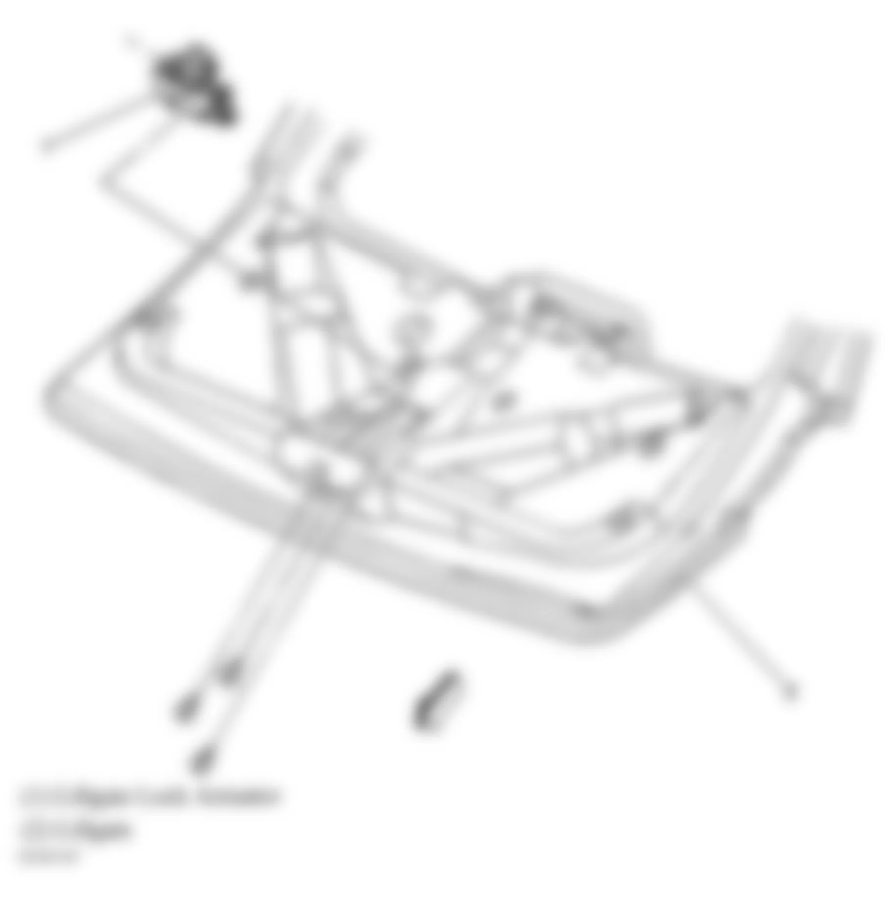 Buick Rendezvous CX 2004 - Component Locations -  Liftgate (Buick)
