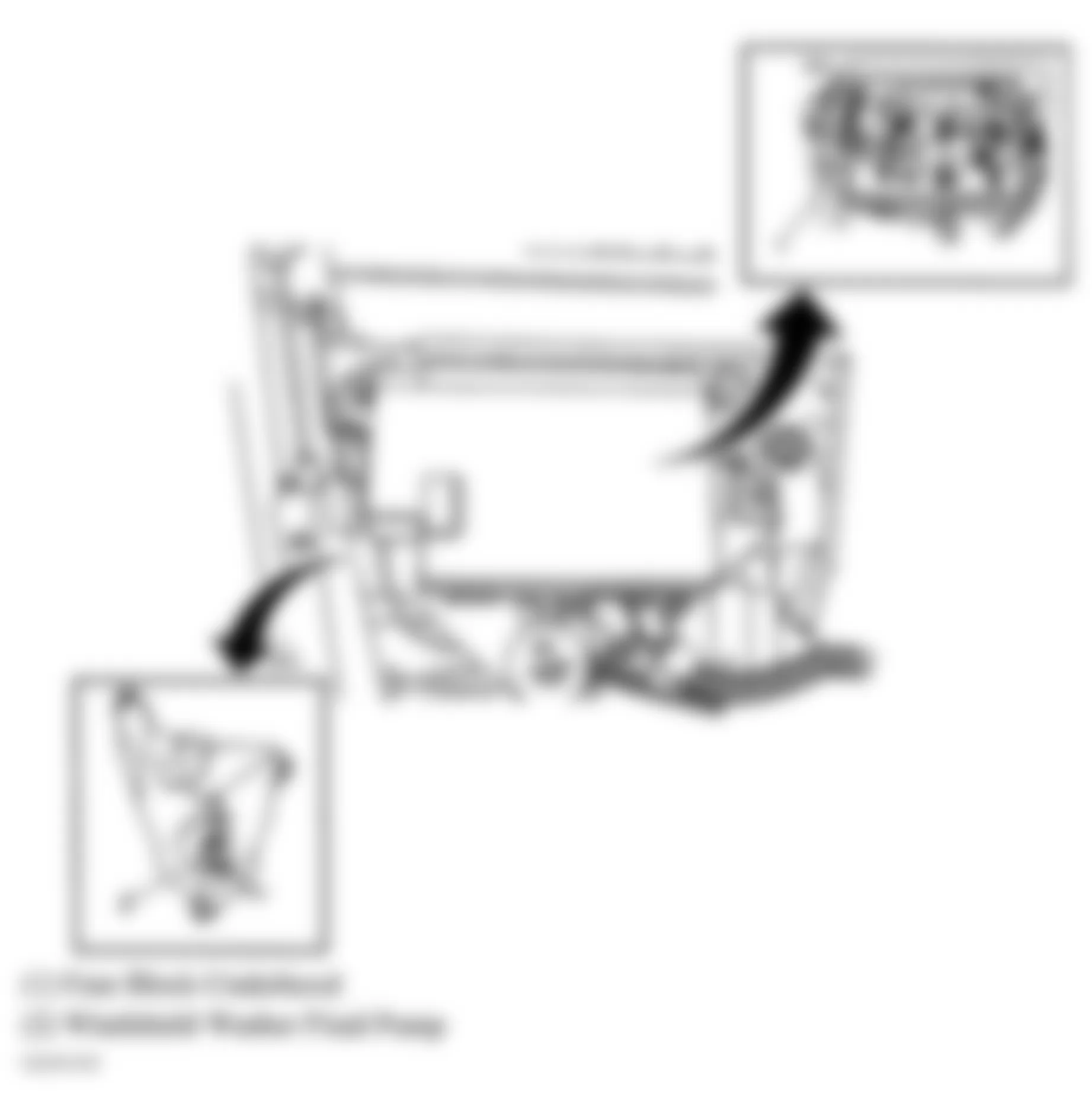 Buick Rendezvous Ultra 2004 - Component Locations -  Left Side Of Engine Compartment