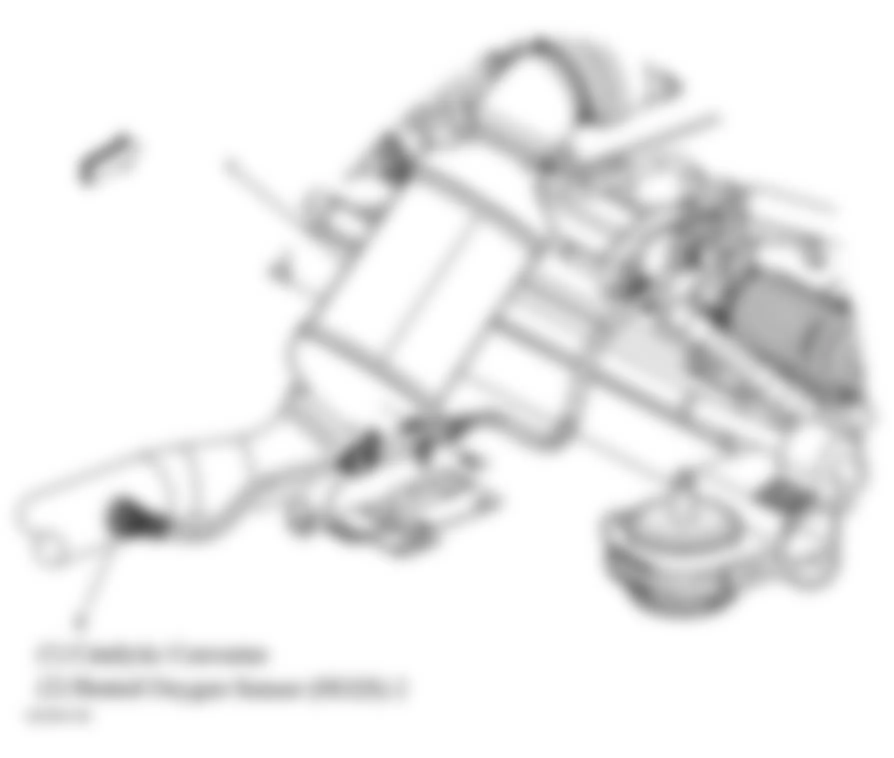 Buick Allure CX 2005 - Component Locations -  Catalytic Converter (3.6L)