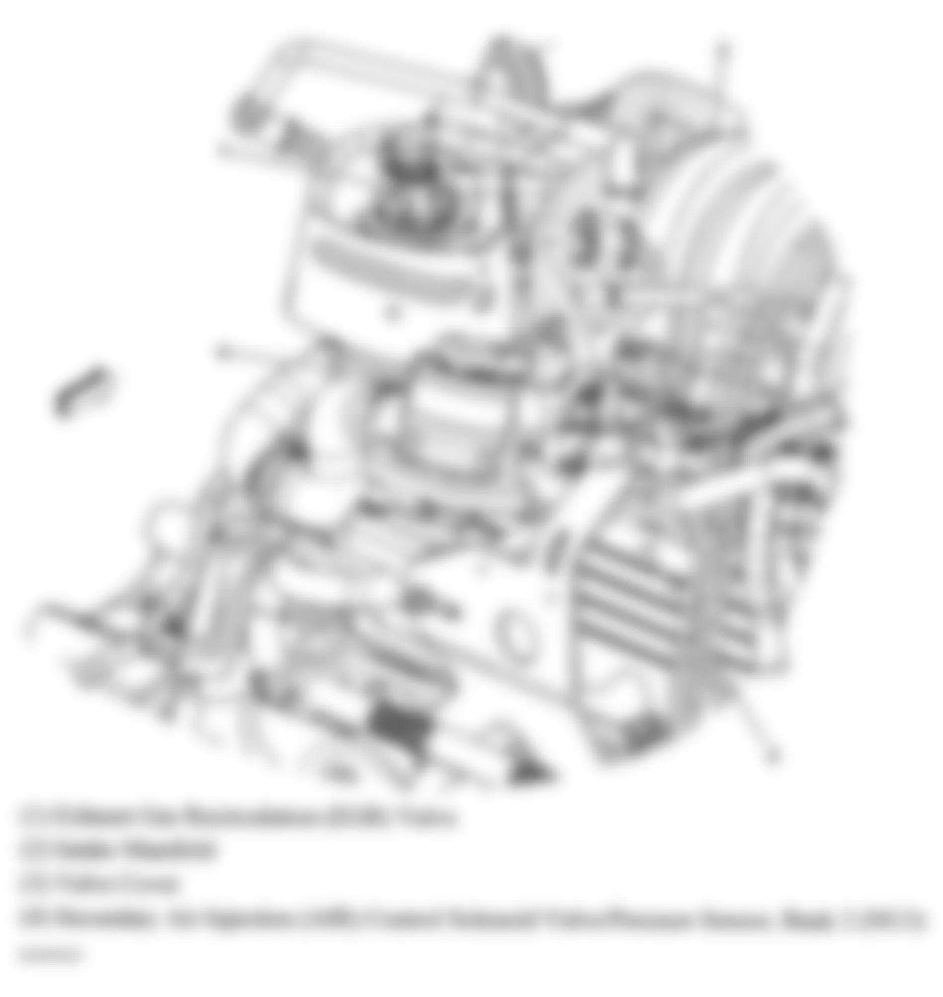 Buick Allure CX 2005 - Component Locations -  Upper Rear Of Engine (3.8L)