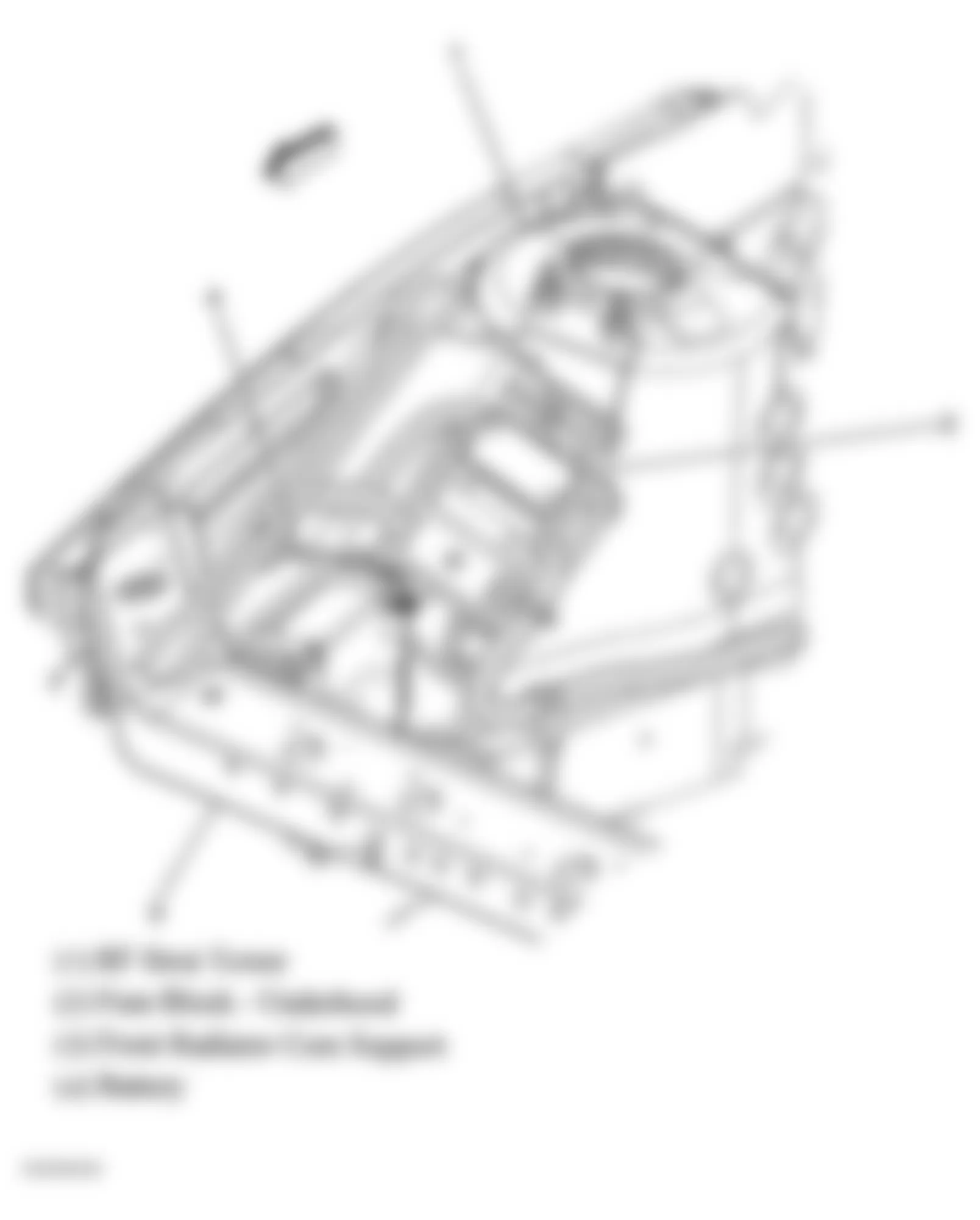 Buick Allure CX 2005 - Component Locations -  Right Front Of Engine Compartment