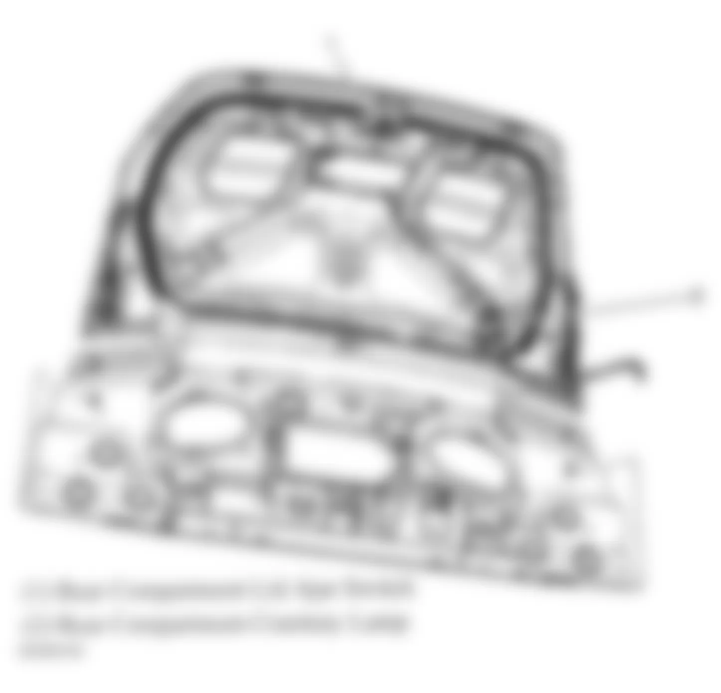 Buick Allure CXL 2005 - Component Locations -  Trunk Lid