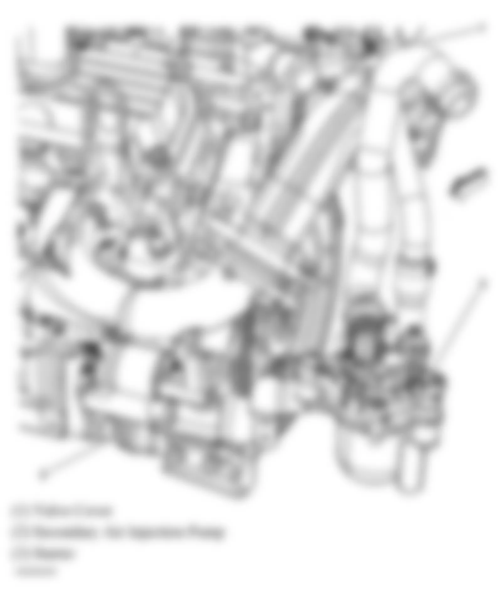 Buick Allure CXL 2005 - Component Locations -  Left Rear Of Engine (3.8L)