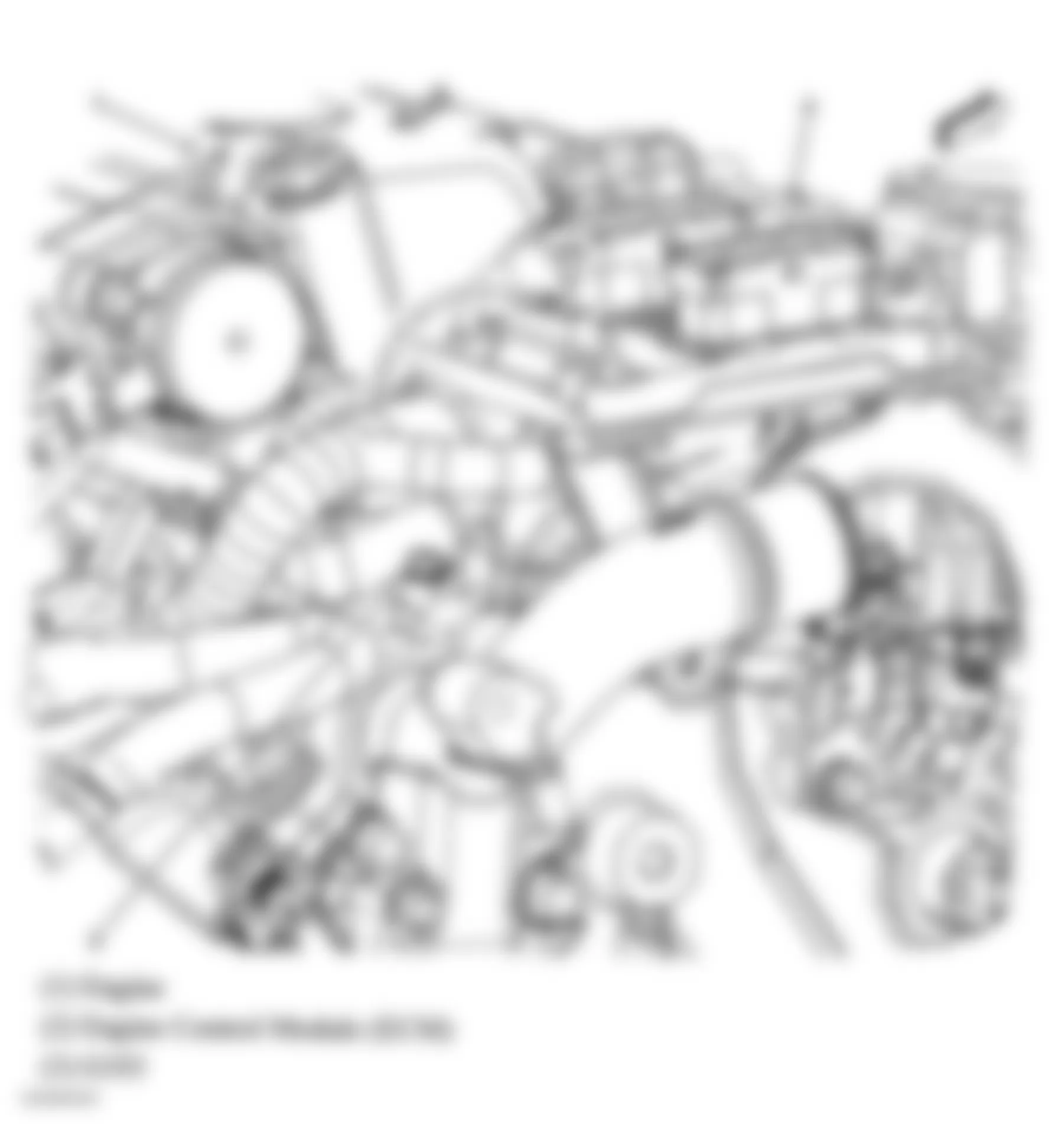 Buick Allure CXL 2005 - Component Locations -  Engine Assembly (3.6L)