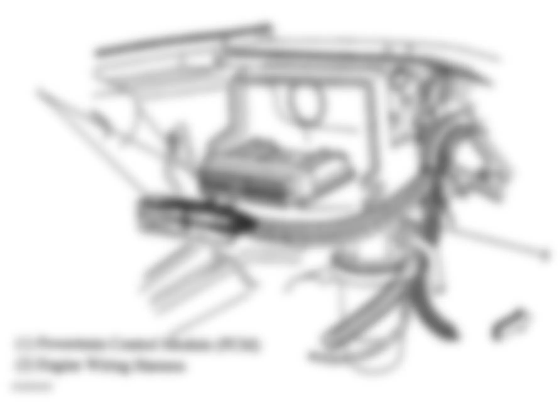 Buick Century Limited 2005 - Component Locations -  Left Front Of Engine Compartment