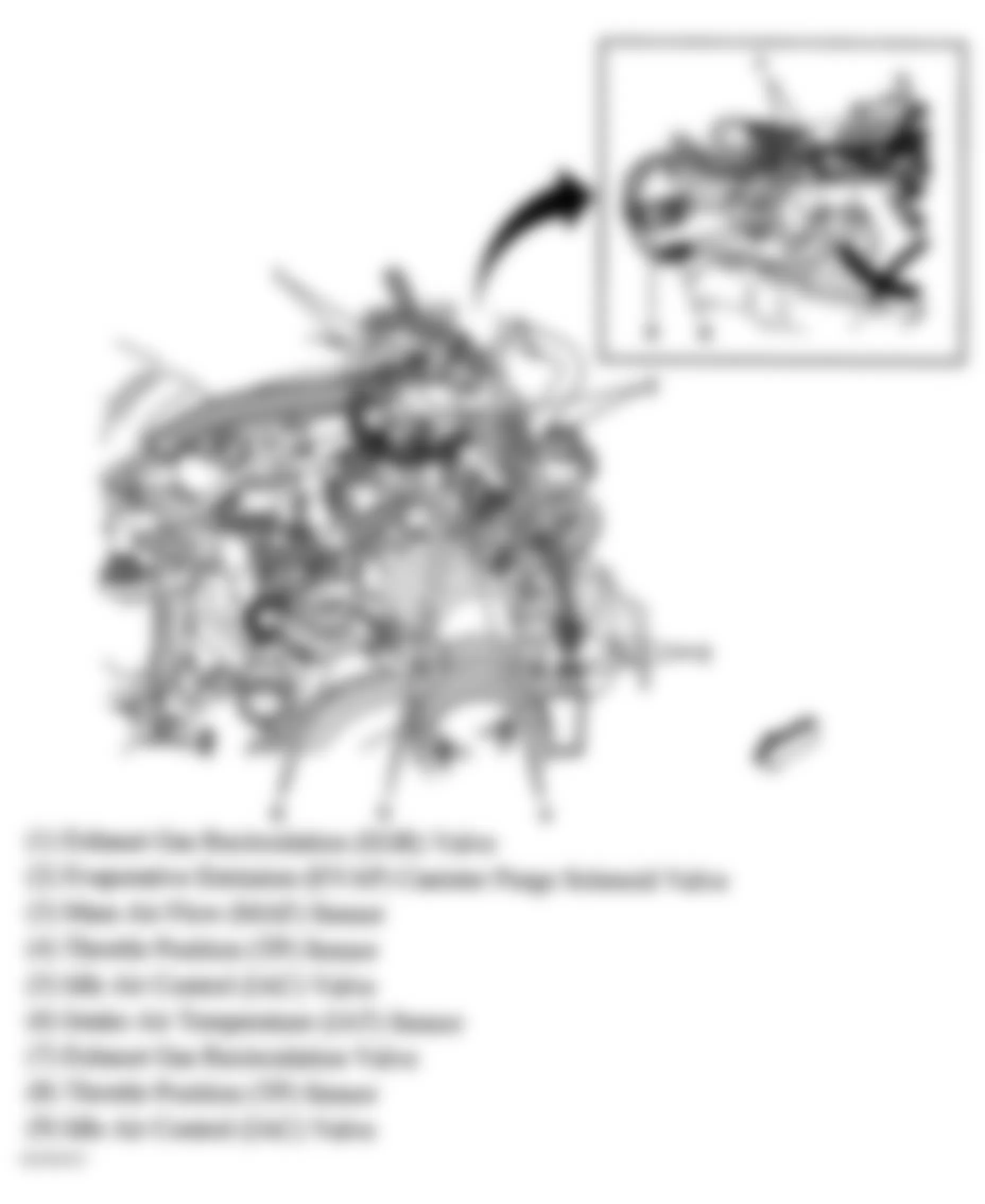 Buick Century Limited 2005 - Component Locations -  Rear Of Engine