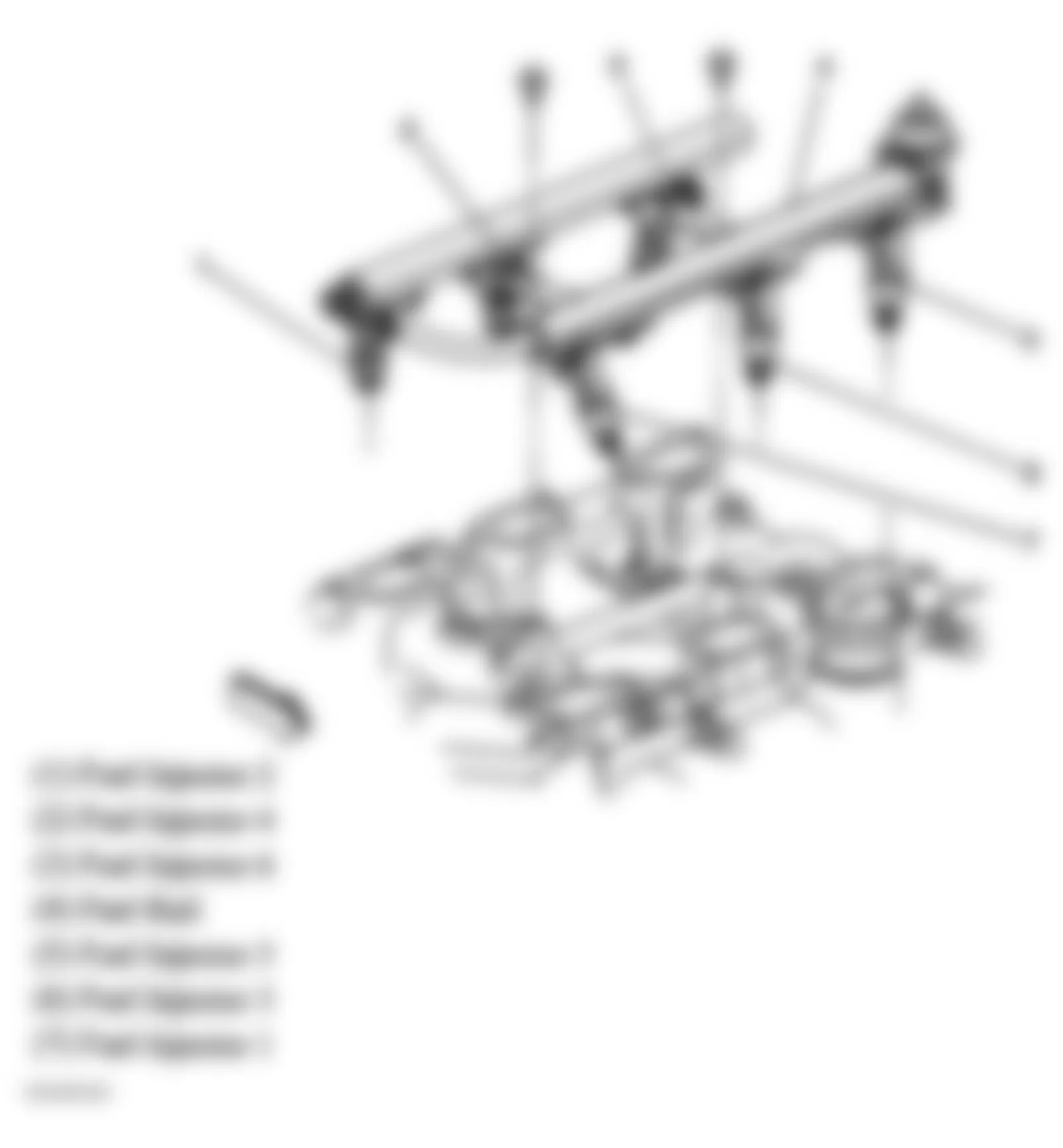 Buick Century Limited 2005 - Component Locations -  Top Of Engine