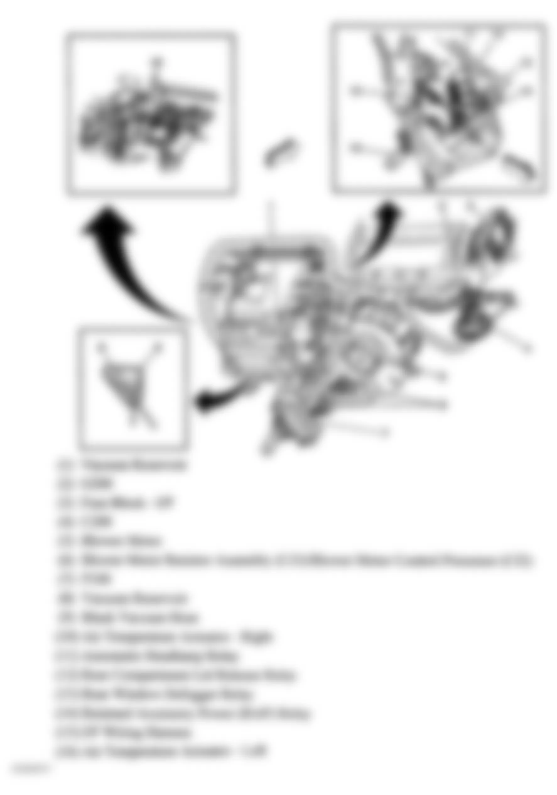 Buick Century Limited 2005 - Component Locations -  HVAC Assembly