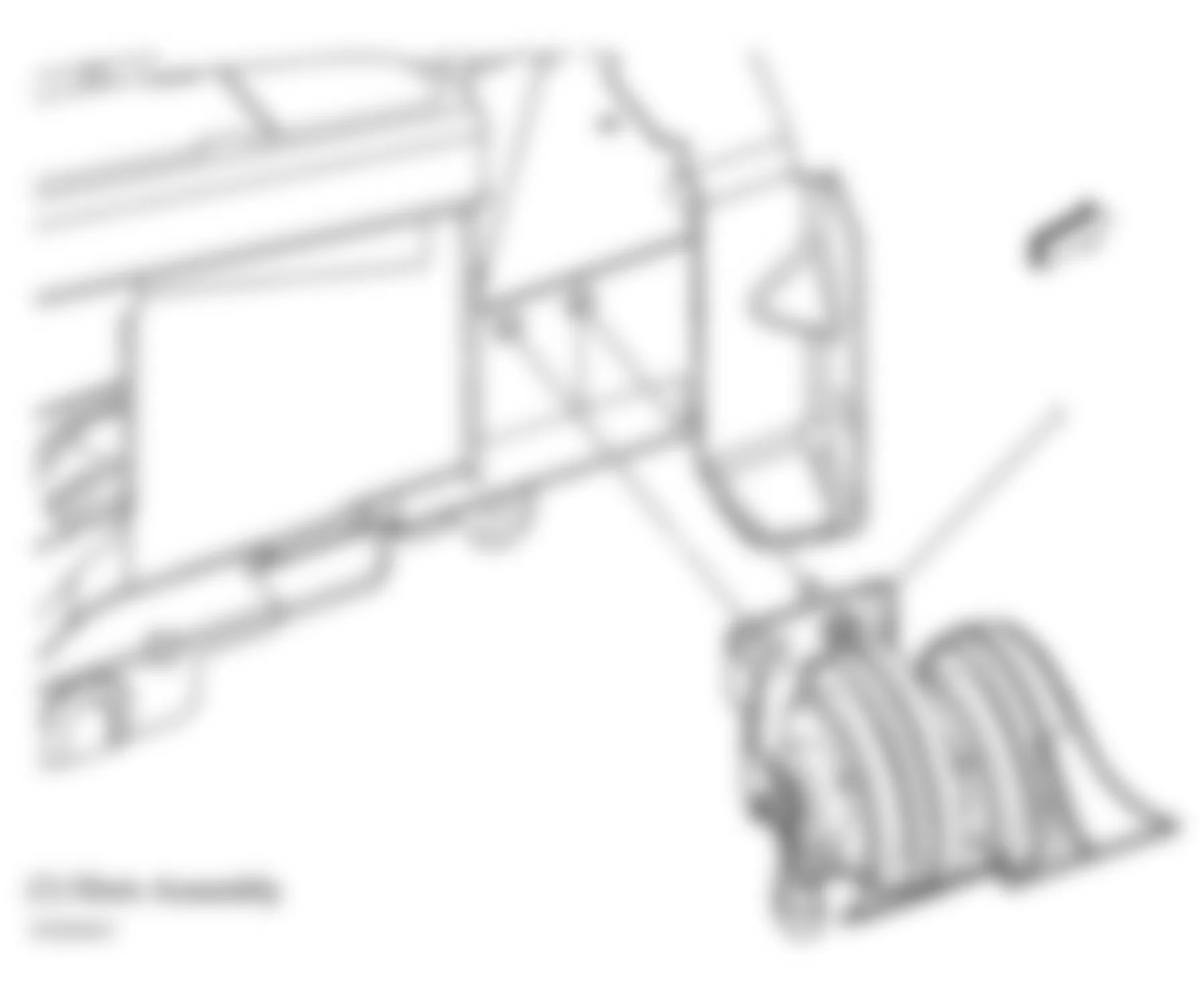 Buick LaCrosse CX 2005 - Component Locations -  Right Front Of Vehicle