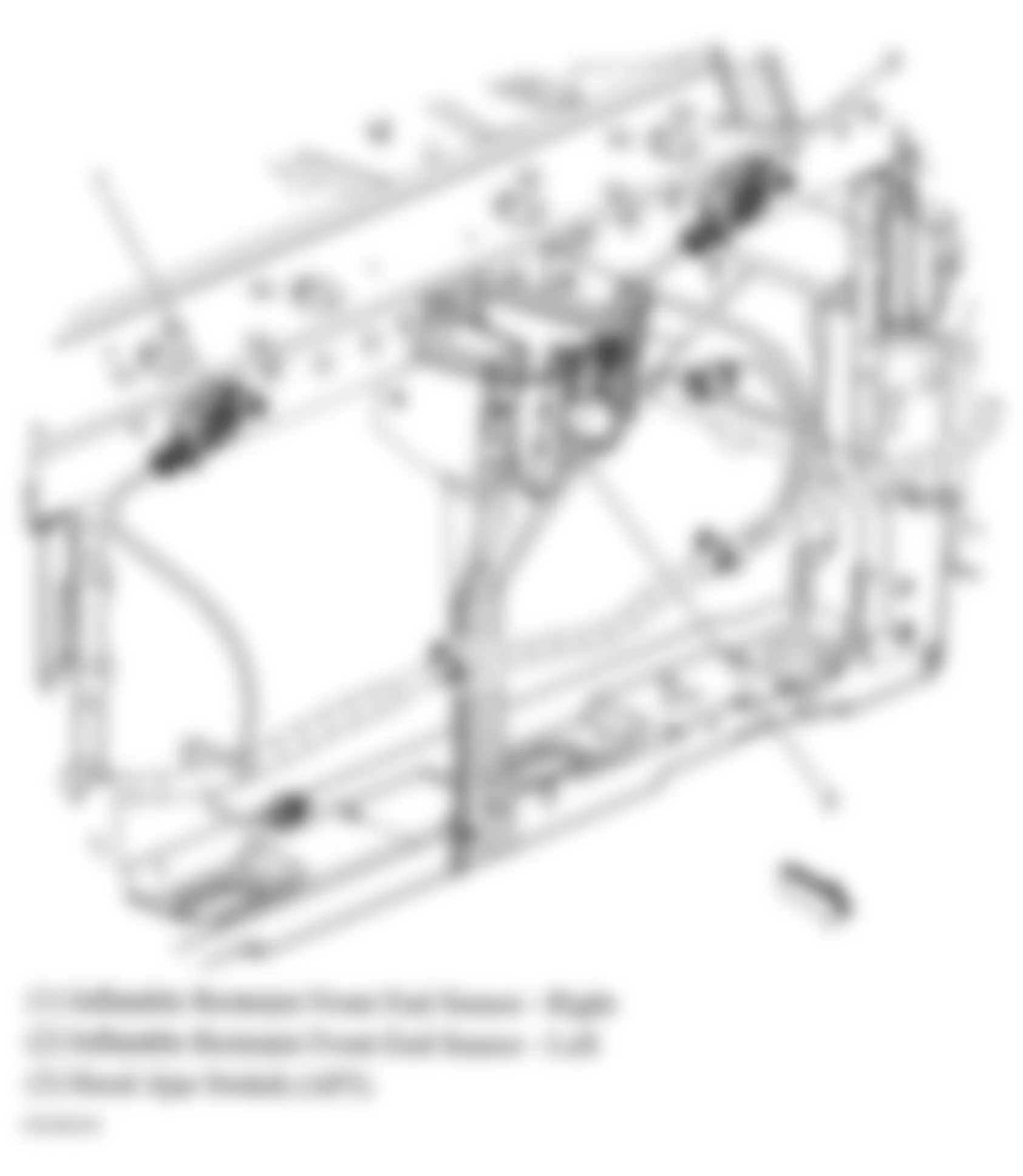 Buick LaCrosse CX 2005 - Component Locations -  Front Of Engine Compartment