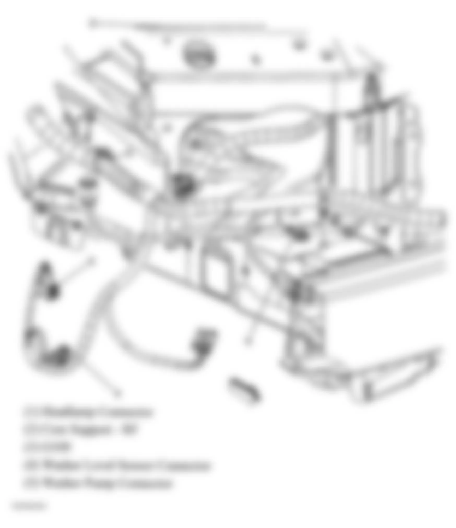 Buick LaCrosse CX 2005 - Component Locations -  Right Side Of Engine Compartment