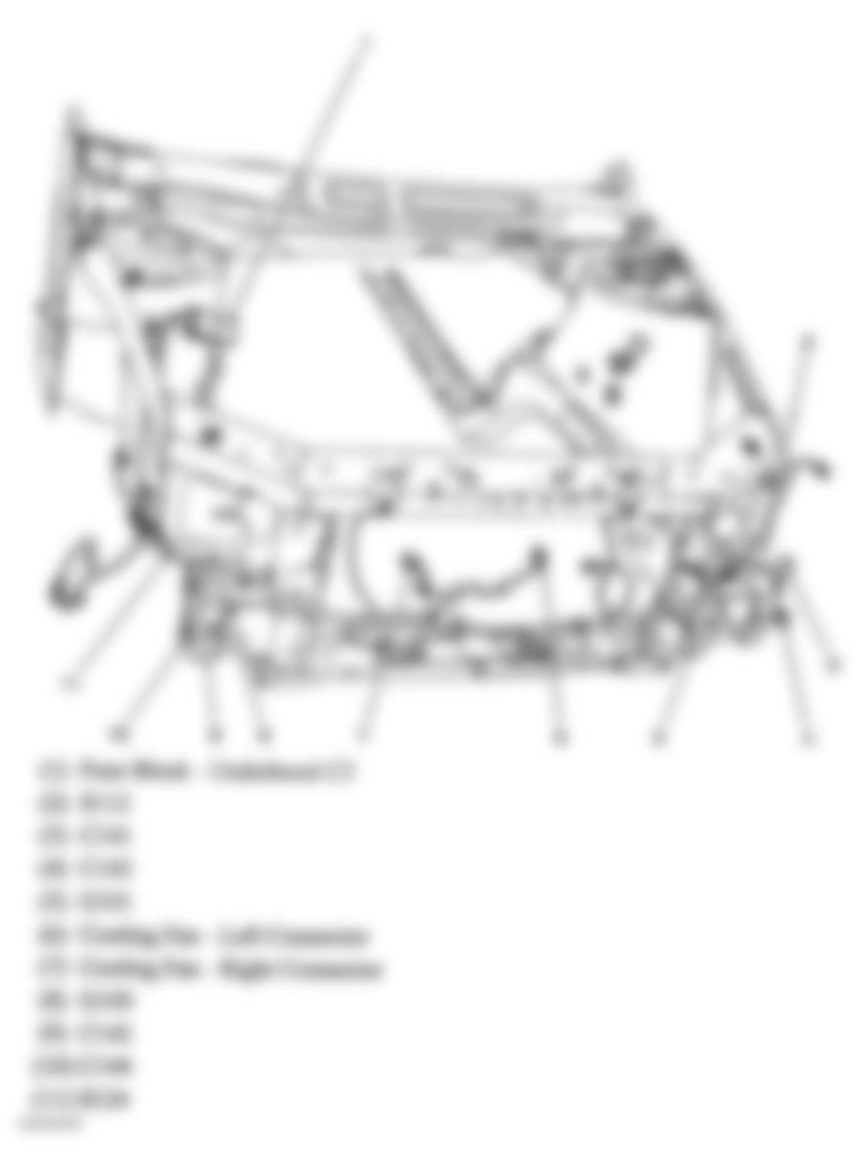 Buick LaCrosse CX 2005 - Component Locations -  Front Of Vehicle