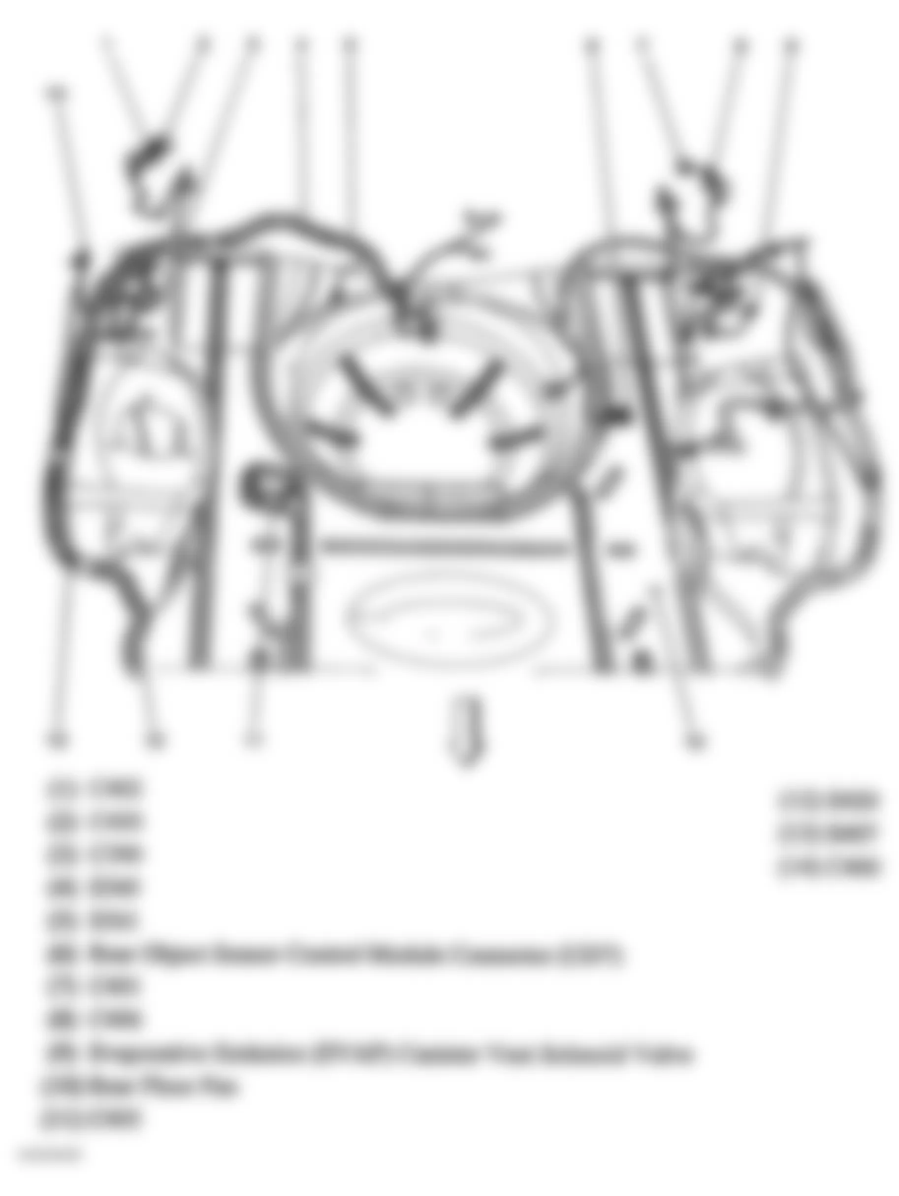 Buick LaCrosse CXS 2005 - Component Locations -  Trunk Floor Pan