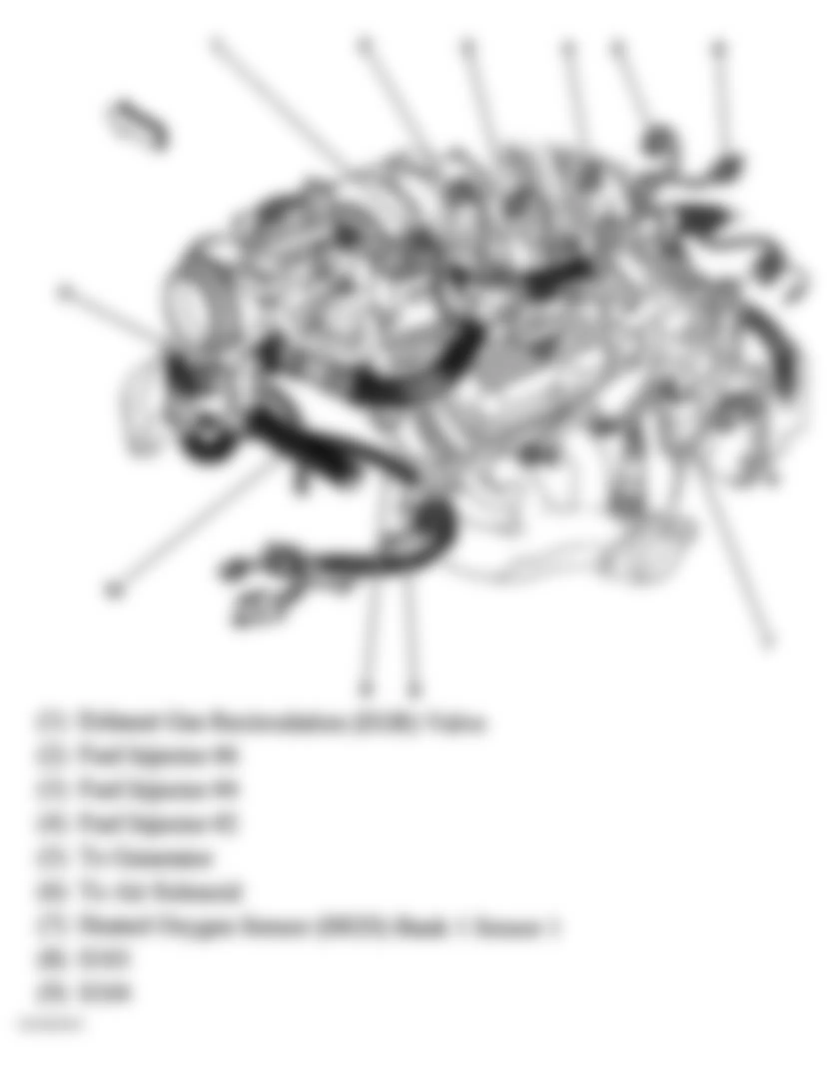 Buick LeSabre Custom 2005 - Component Locations -  Upper Rear Of Engine