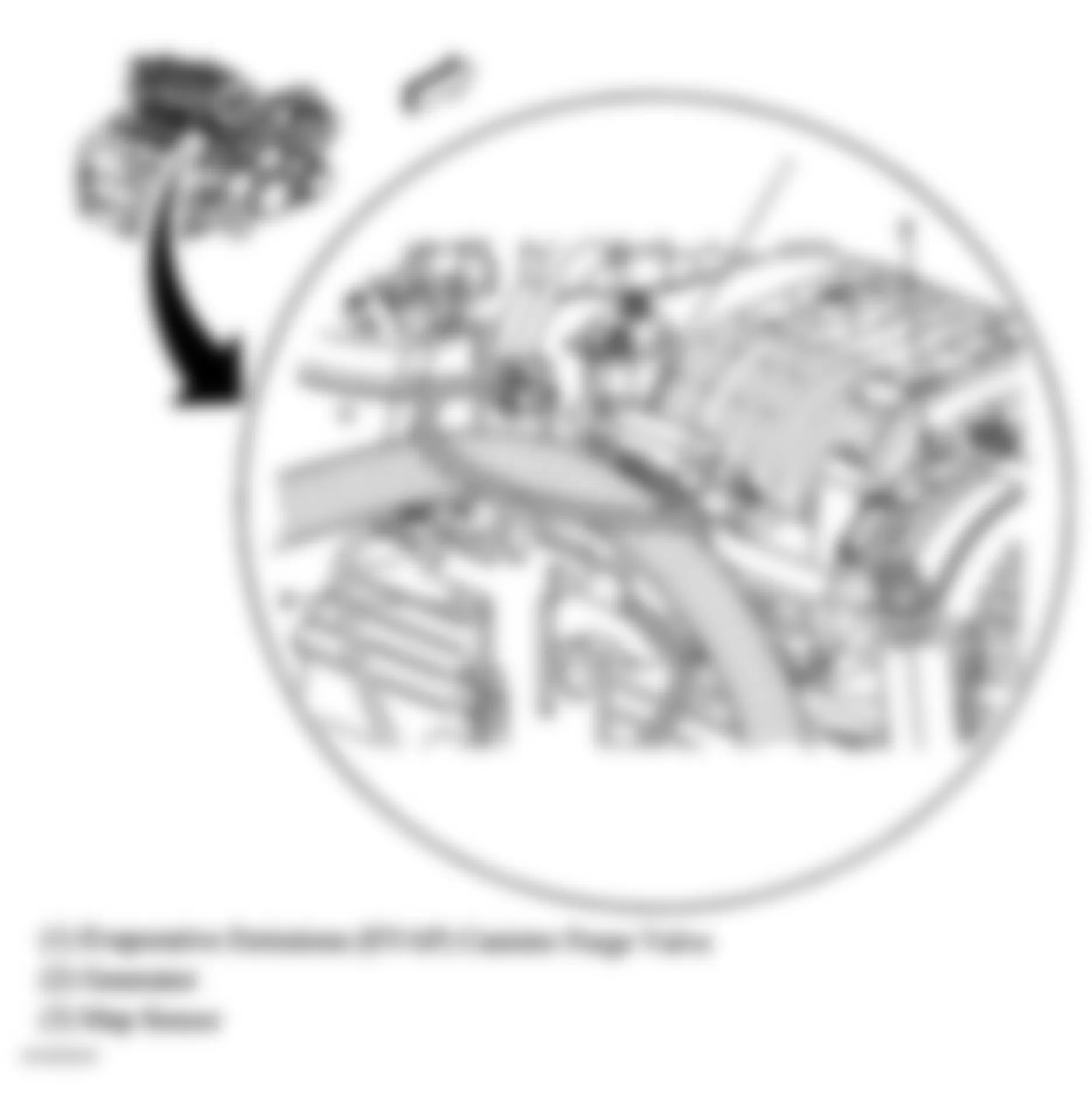 Buick LeSabre Custom 2005 - Component Locations -  Top Rear Of Engine