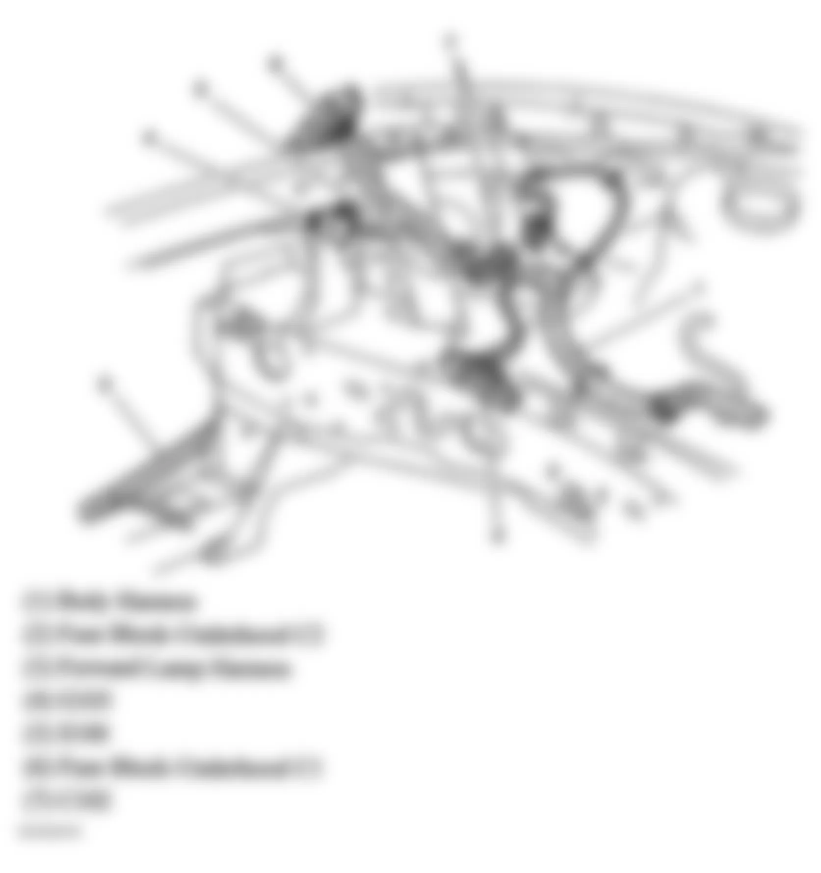 Buick LeSabre Custom 2005 - Component Locations -  Right Front Corner Of Engine Compartment