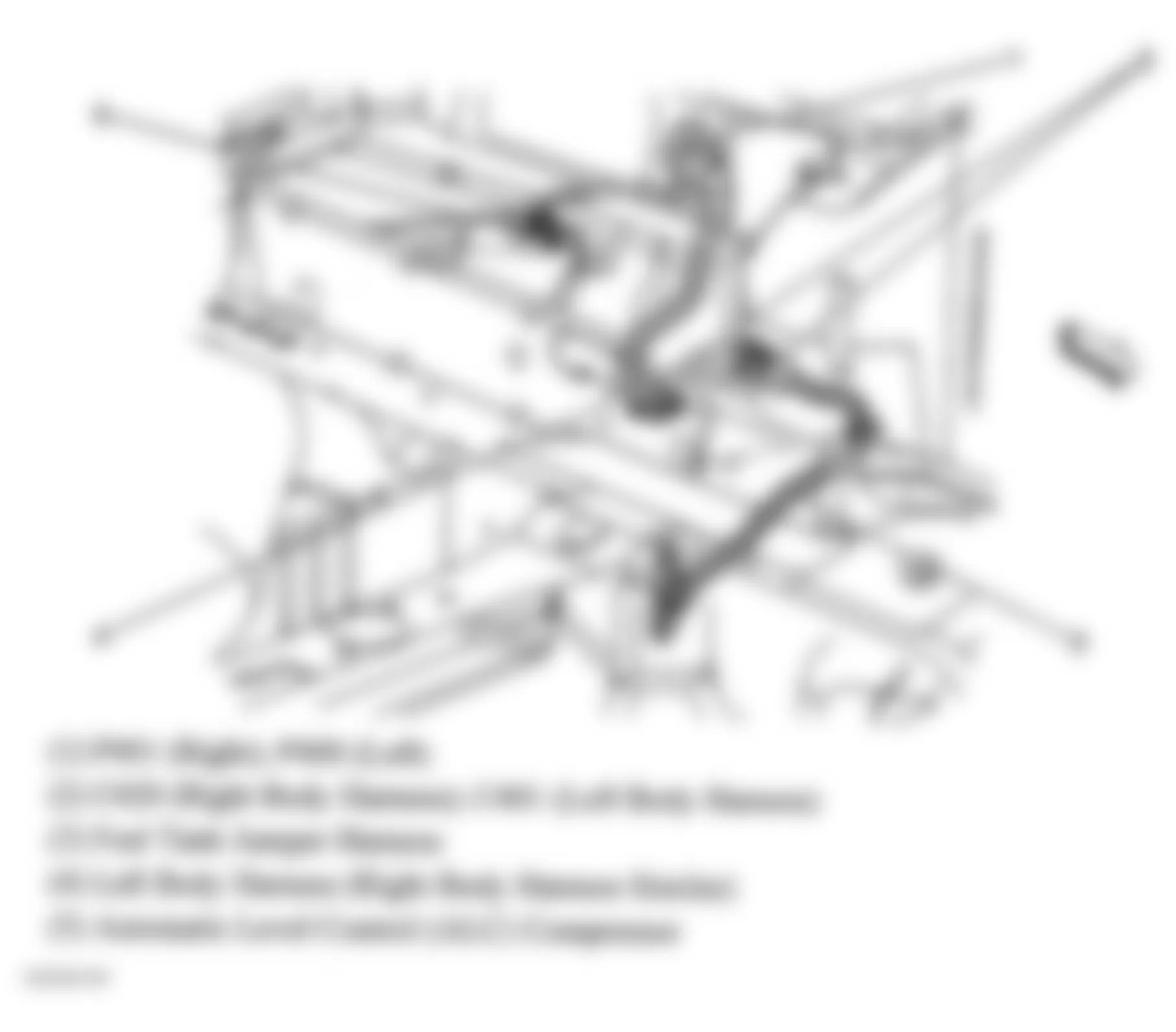 Buick LeSabre Custom 2005 - Component Locations -  Under Right Rear Of Vehicle