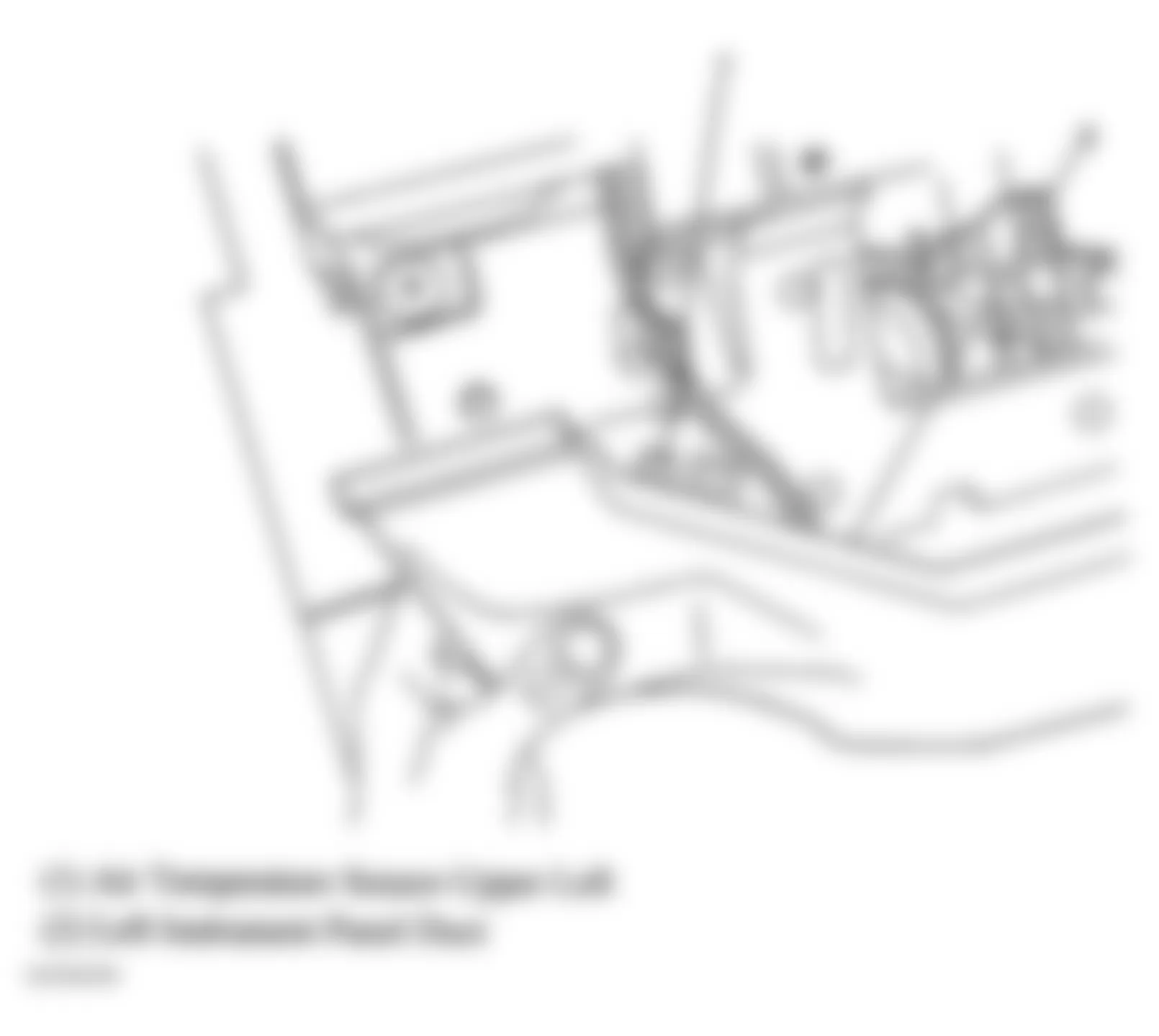 Buick Park Avenue Ultra 2005 - Component Locations -  Left Side Of Instrument Panel