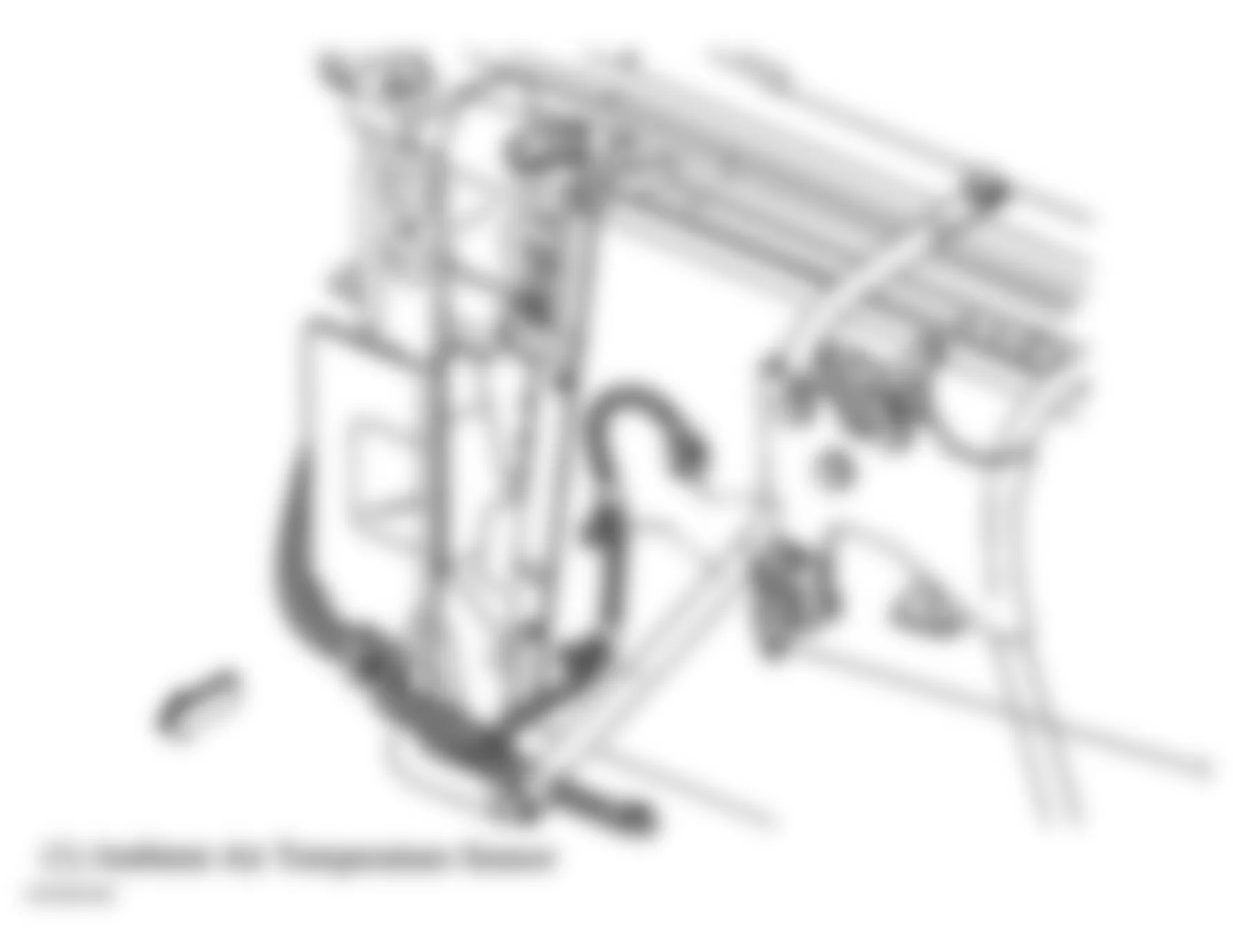 Buick Park Avenue Ultra 2005 - Component Locations -  Center Front Of Vehicle