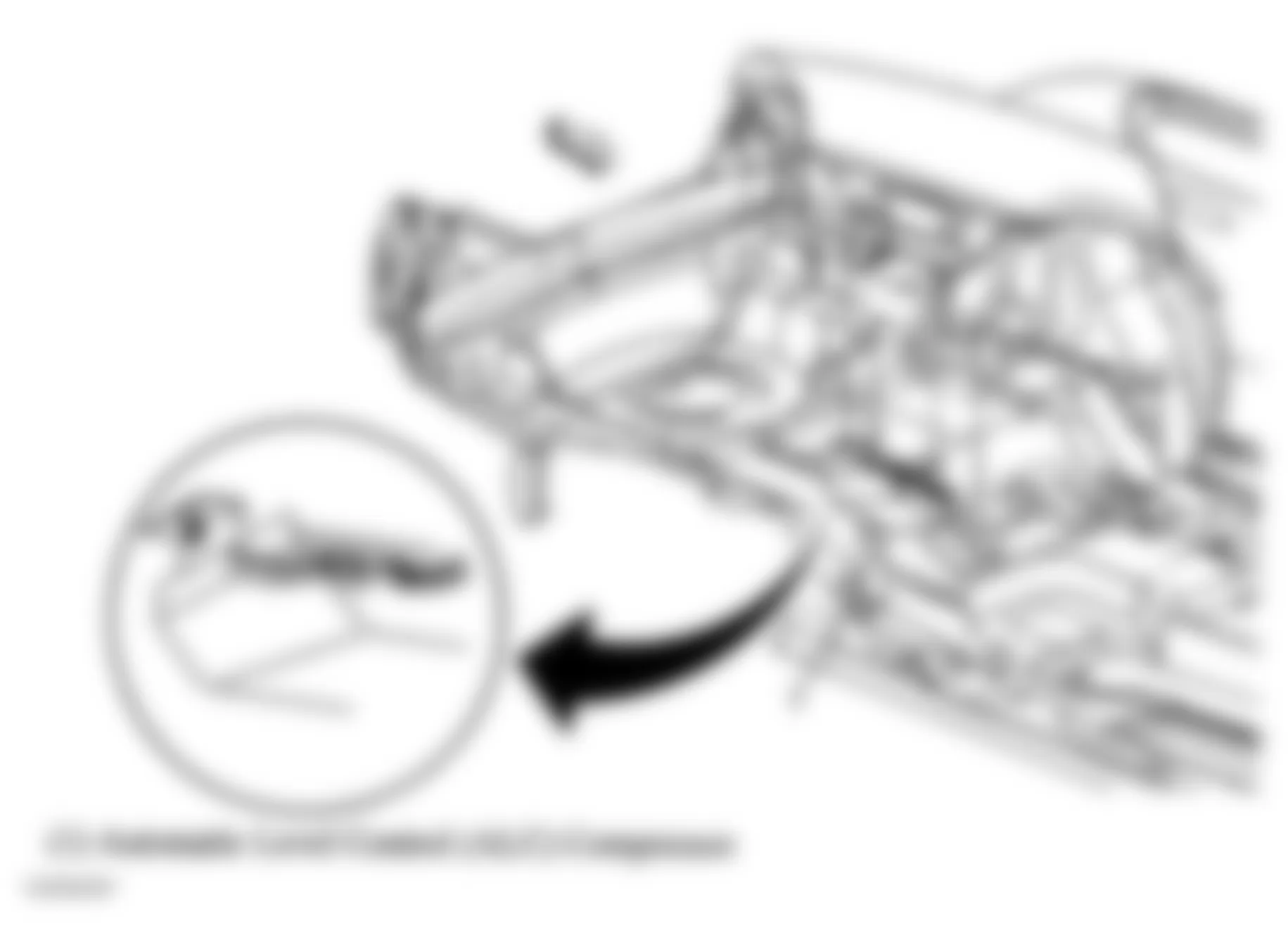 Buick Park Avenue Ultra 2005 - Component Locations -  Below Right Rear Of Vehicle