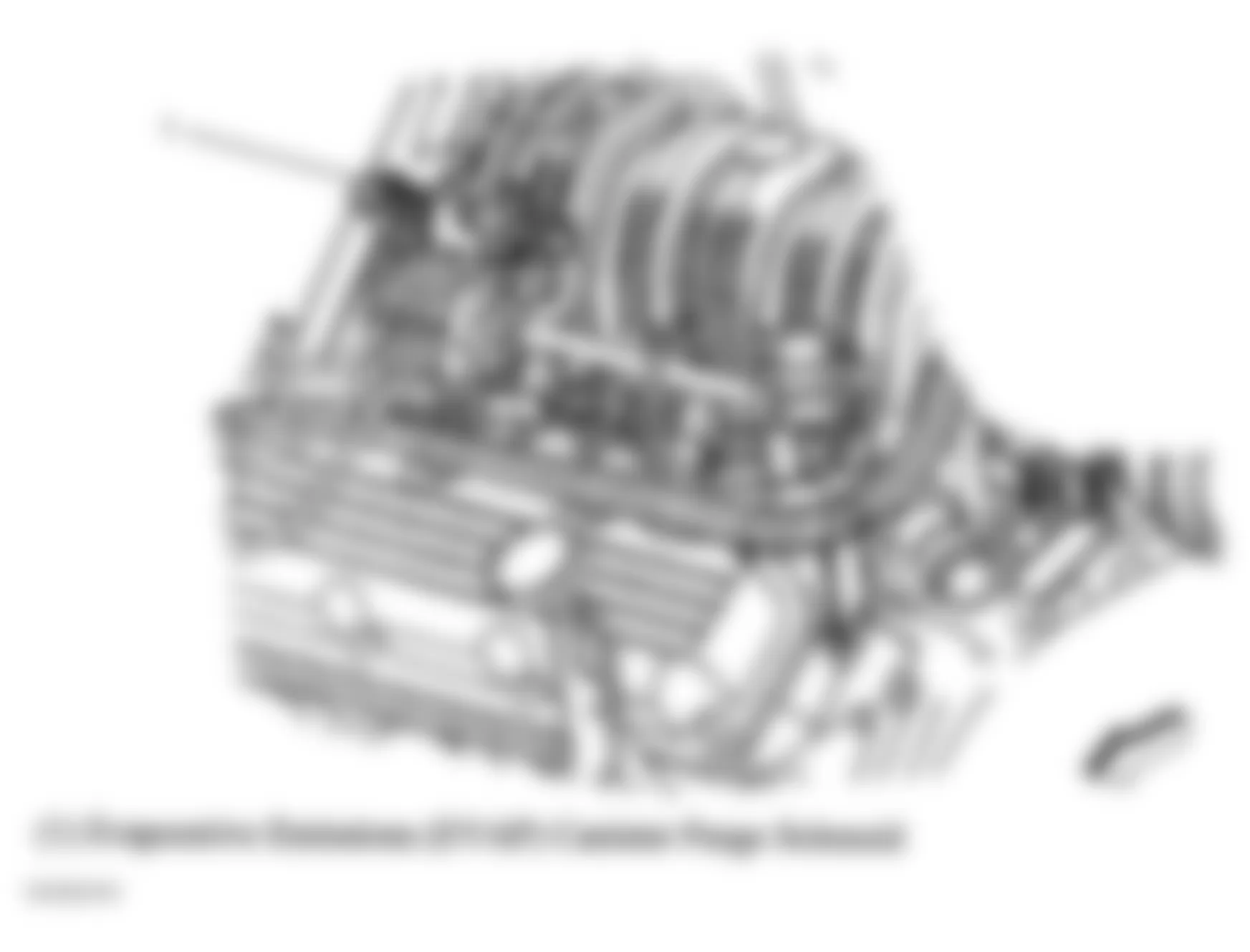 Buick Park Avenue Ultra 2005 - Component Locations -  EVAP Canister Purge Valve (3.8L VIN K)